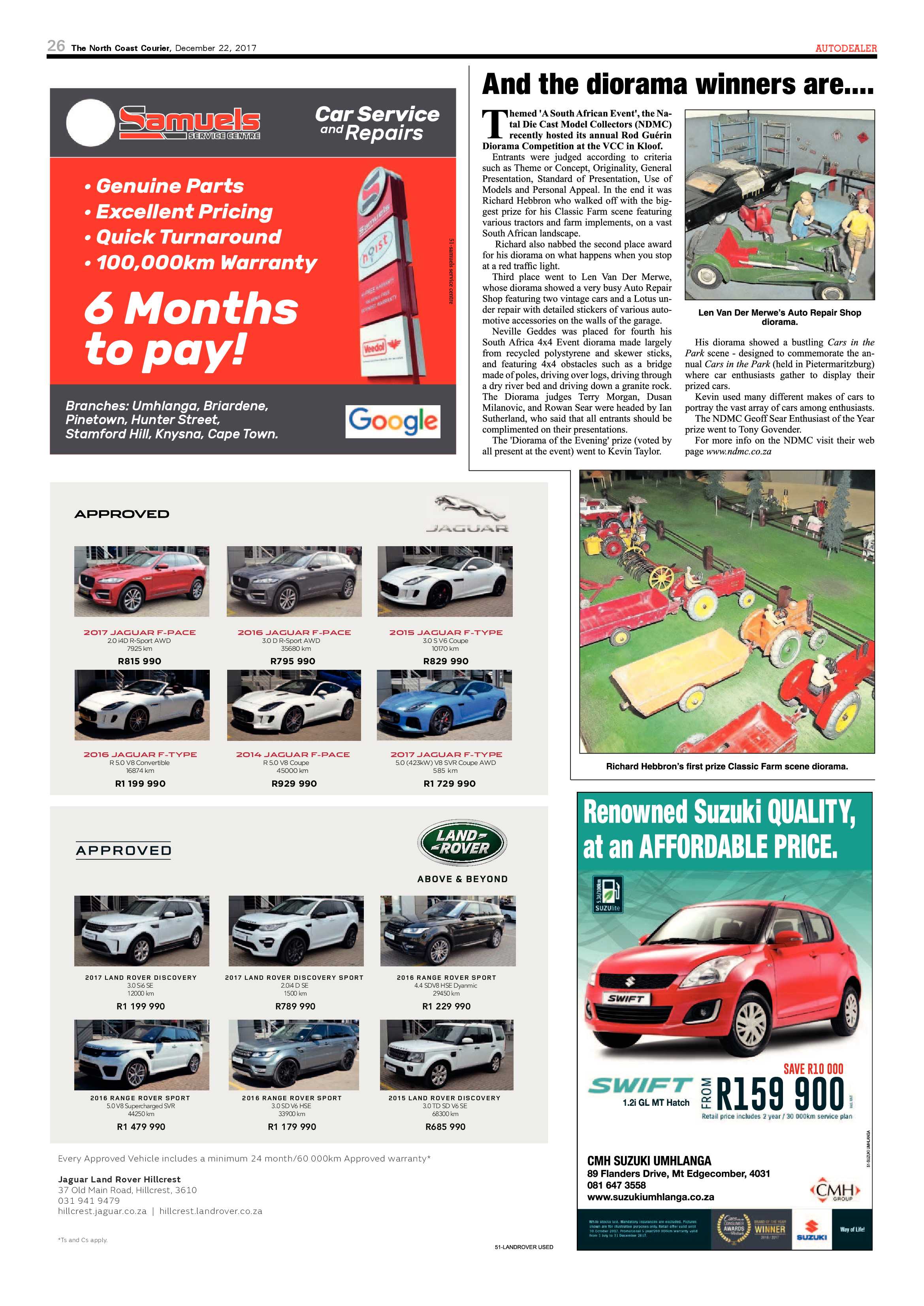 The North Coast Courier – 22 December 2017 page 26