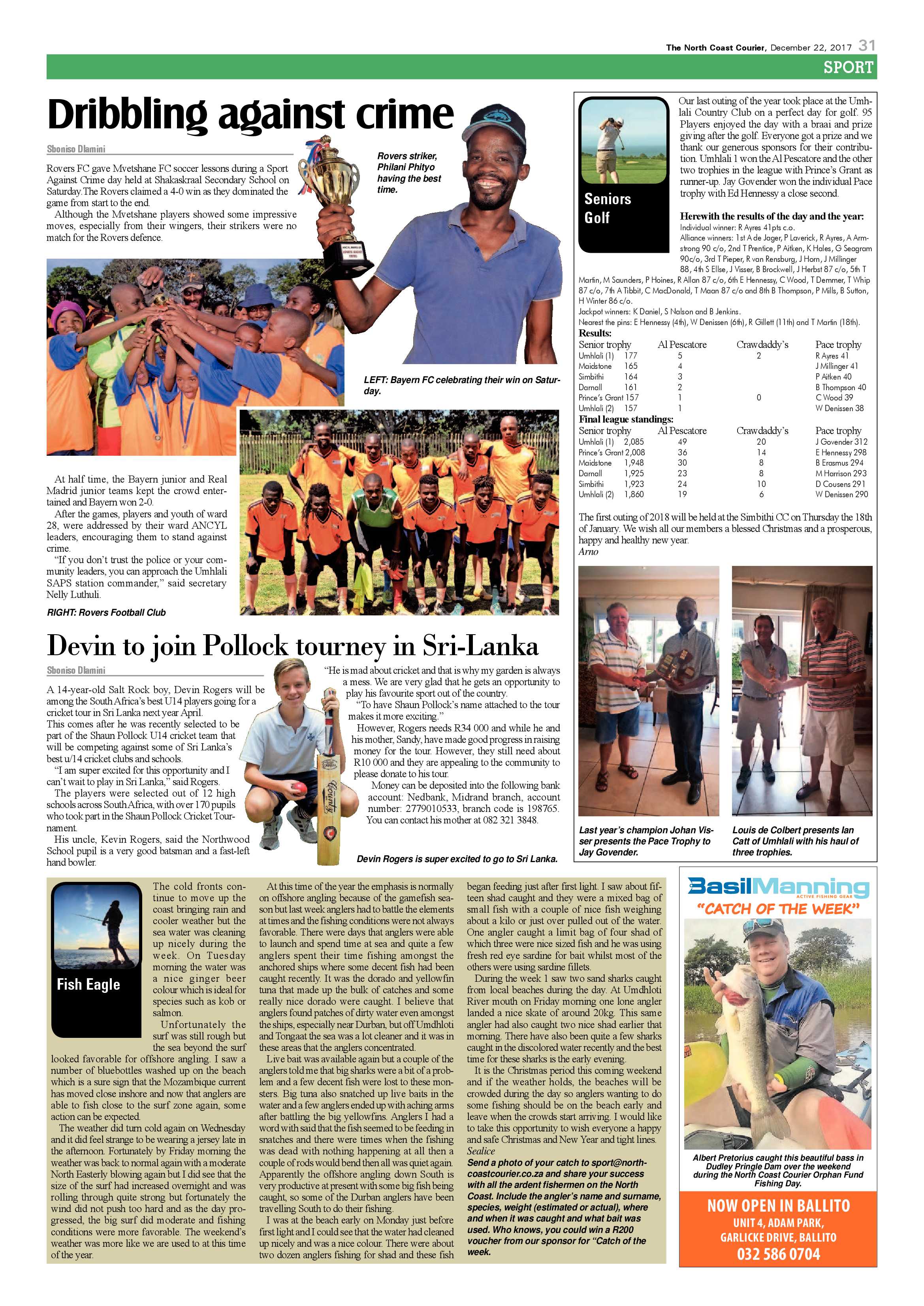 The North Coast Courier – 22 December 2017 page 31