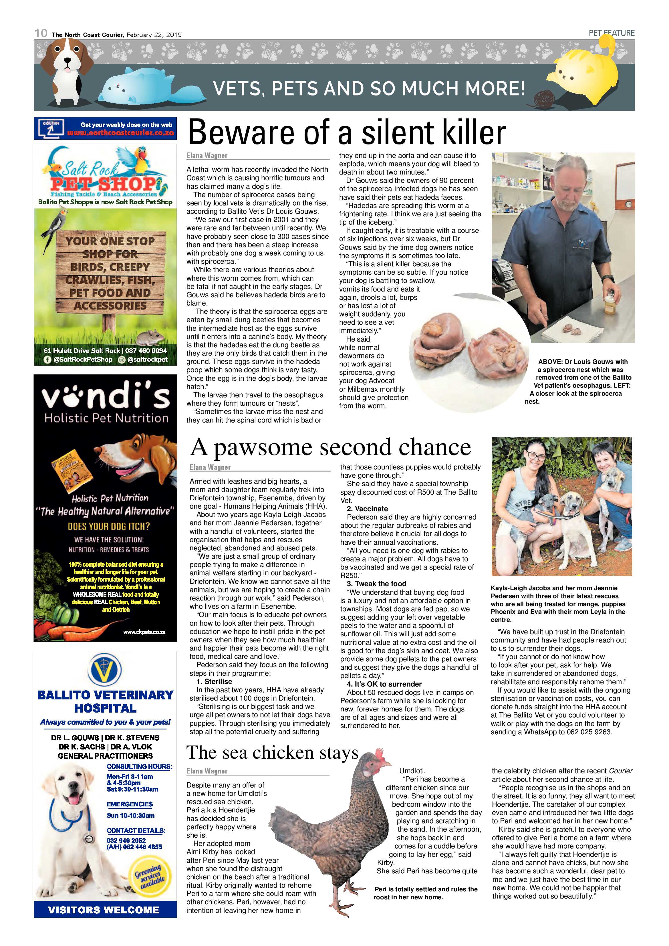 The North Coast Courier – 22 February 2019 page 10