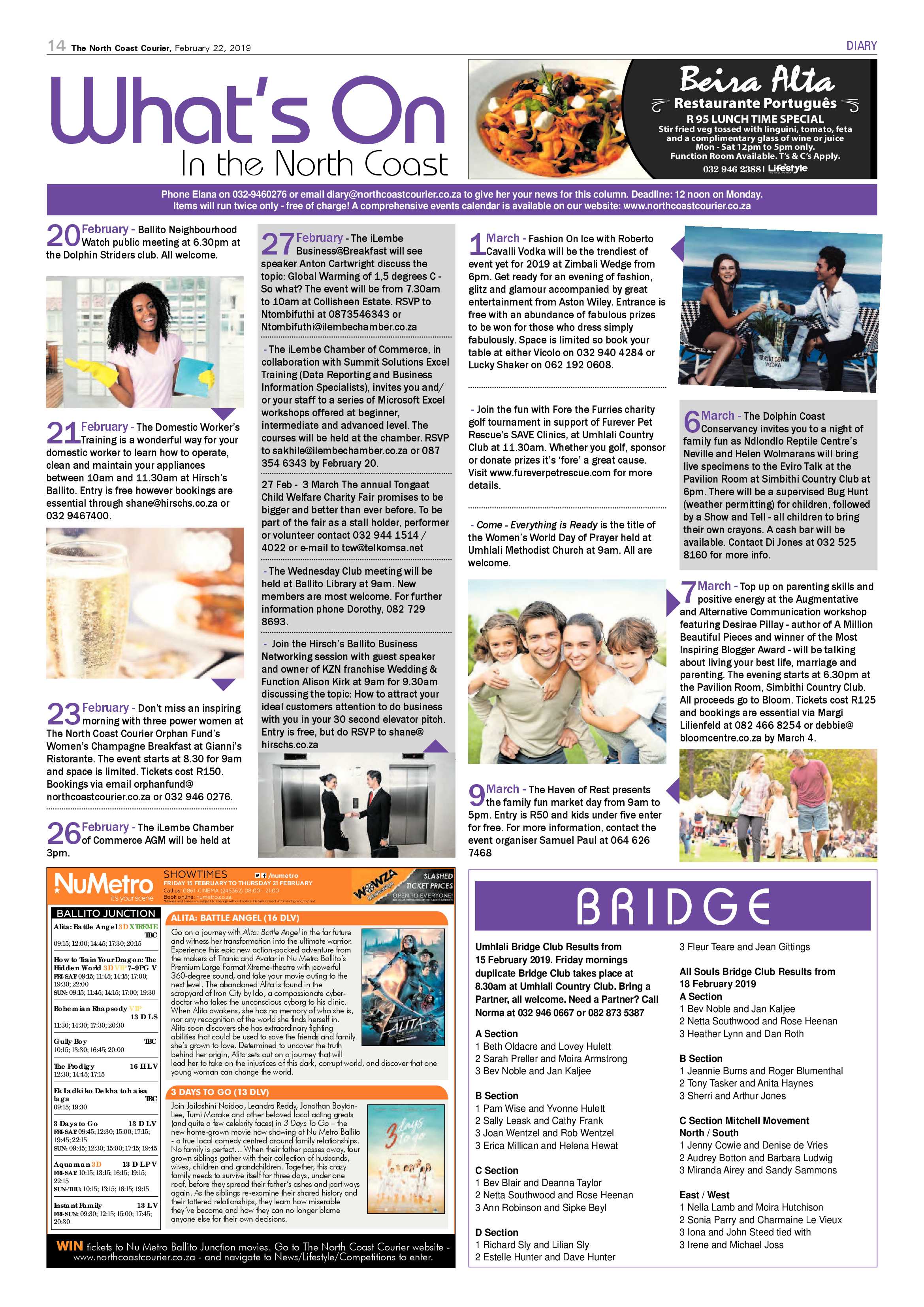 The North Coast Courier – 22 February 2019 page 14