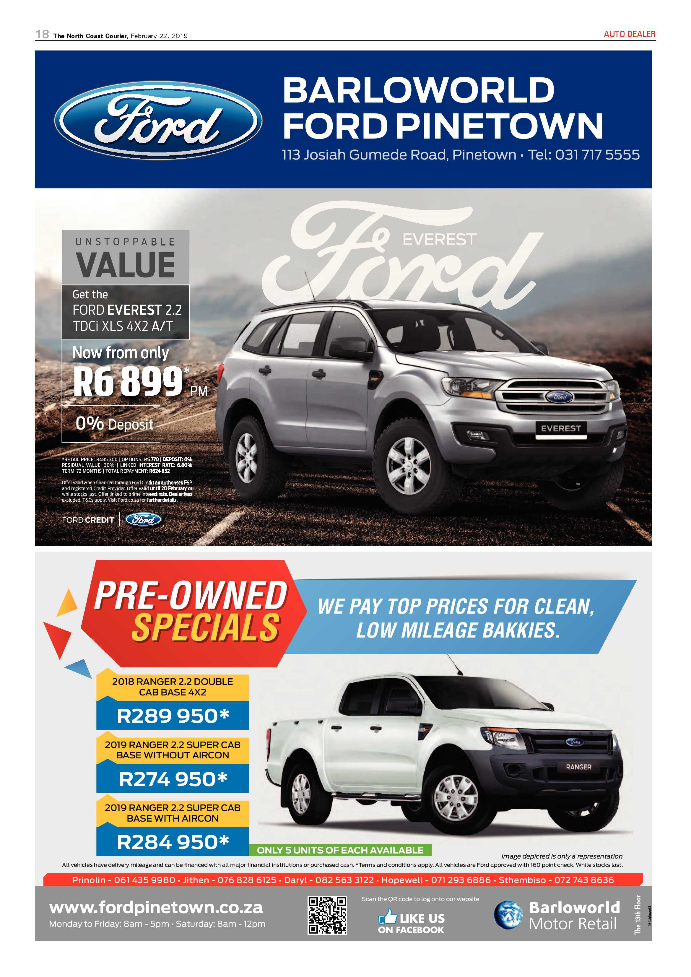 The North Coast Courier – 22 February 2019 page 18