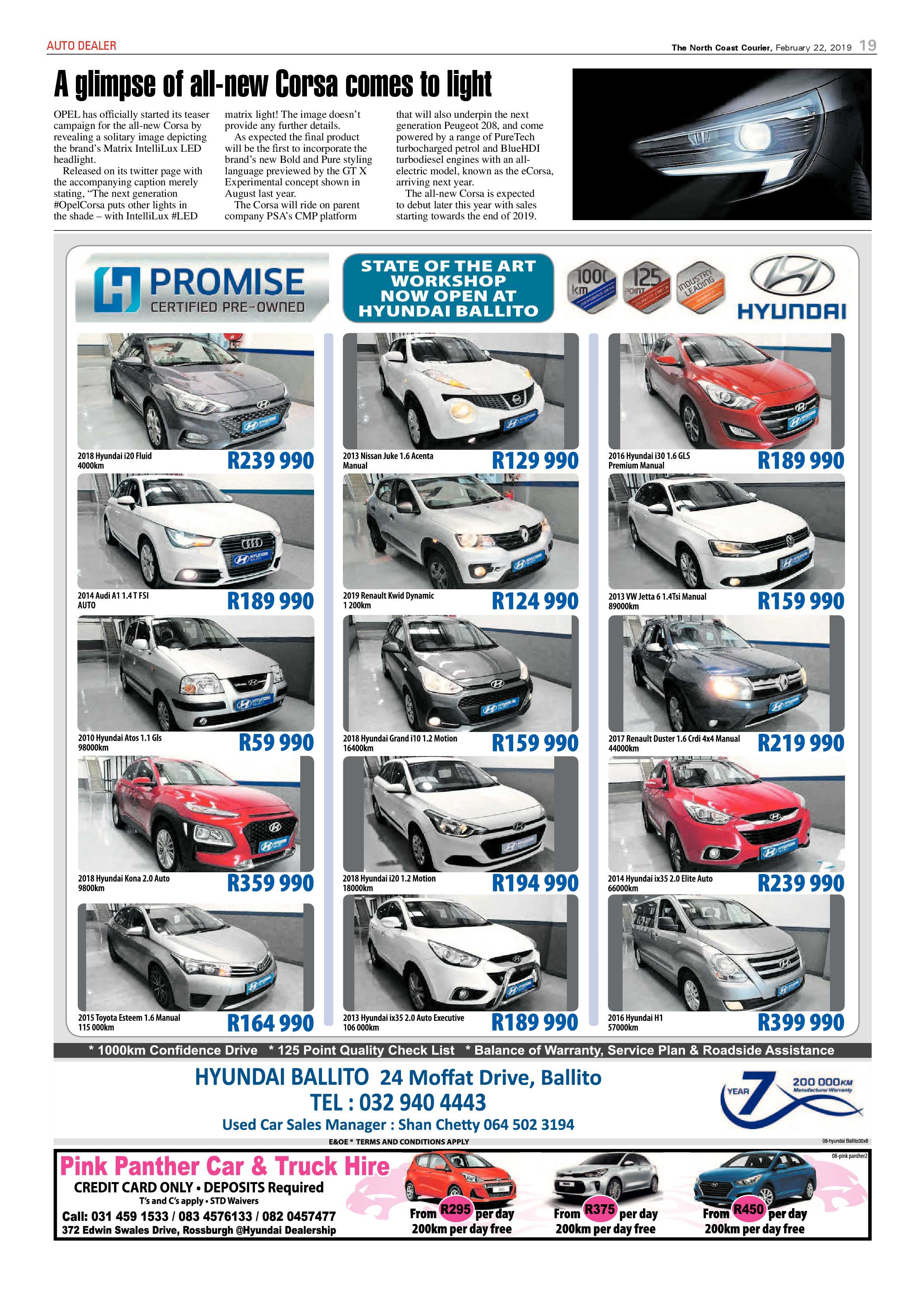 The North Coast Courier – 22 February 2019 page 19