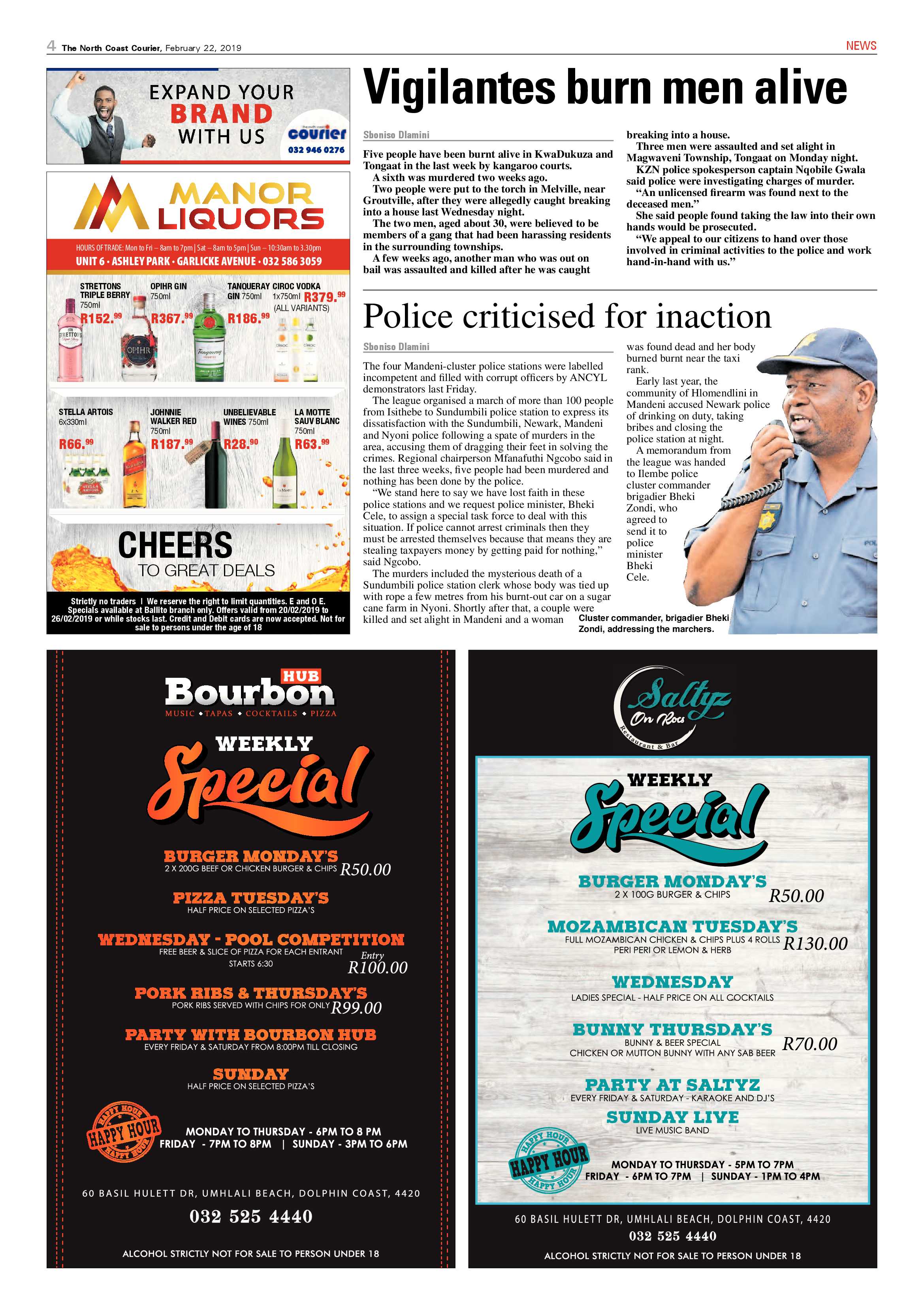The North Coast Courier – 22 February 2019 page 4