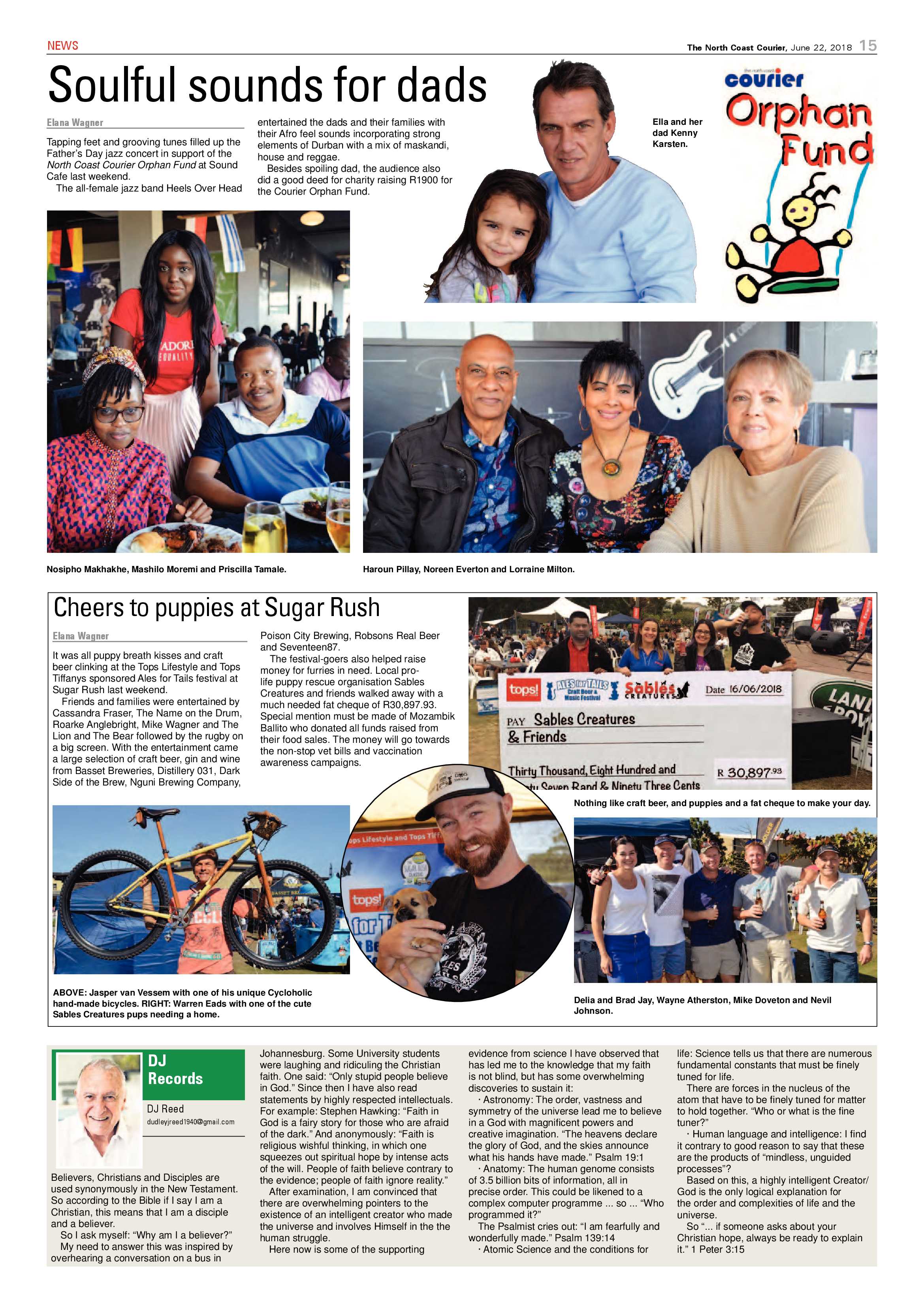 The North Coast Courier – 22 June 2018 page 15