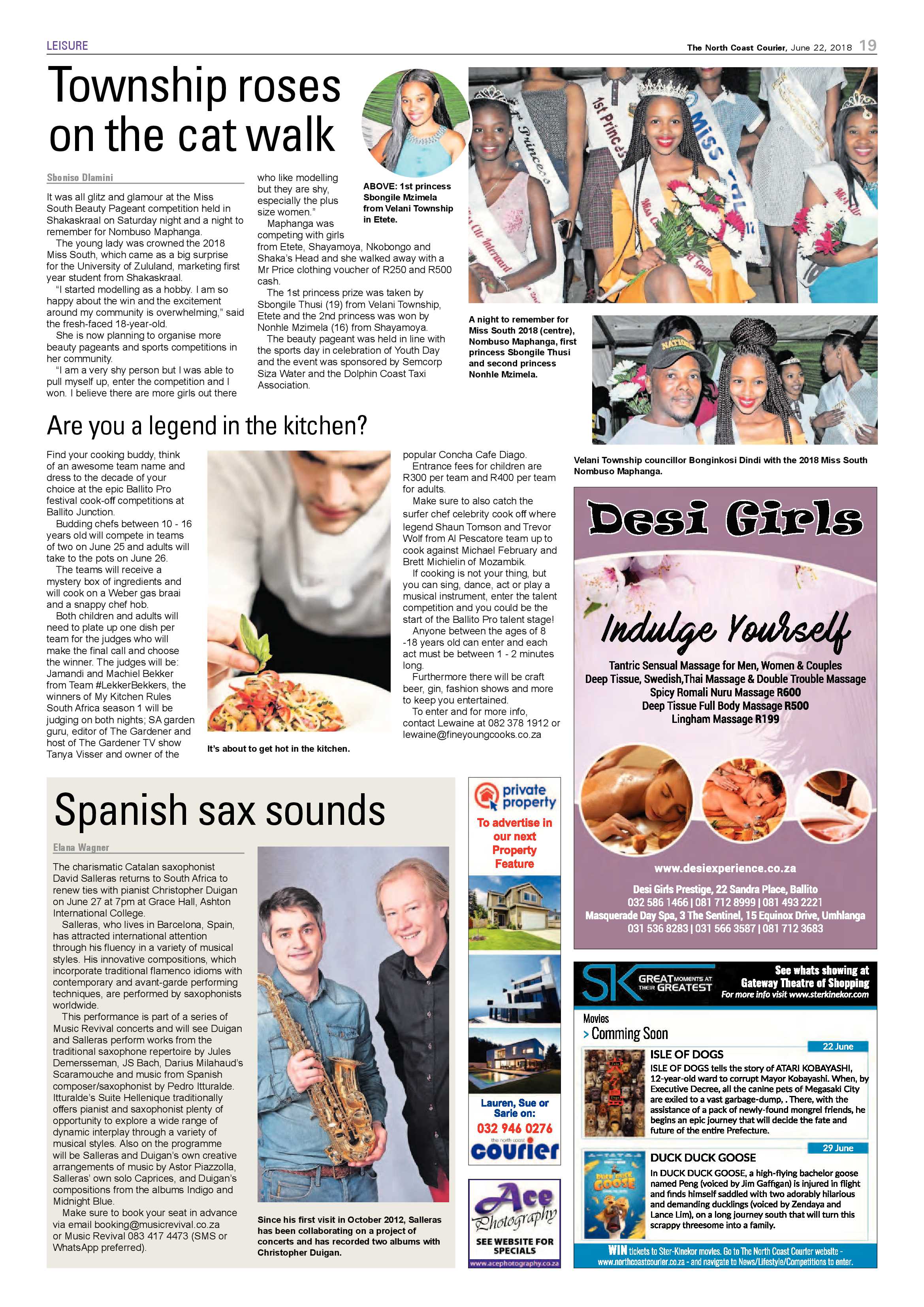 The North Coast Courier – 22 June 2018 page 19