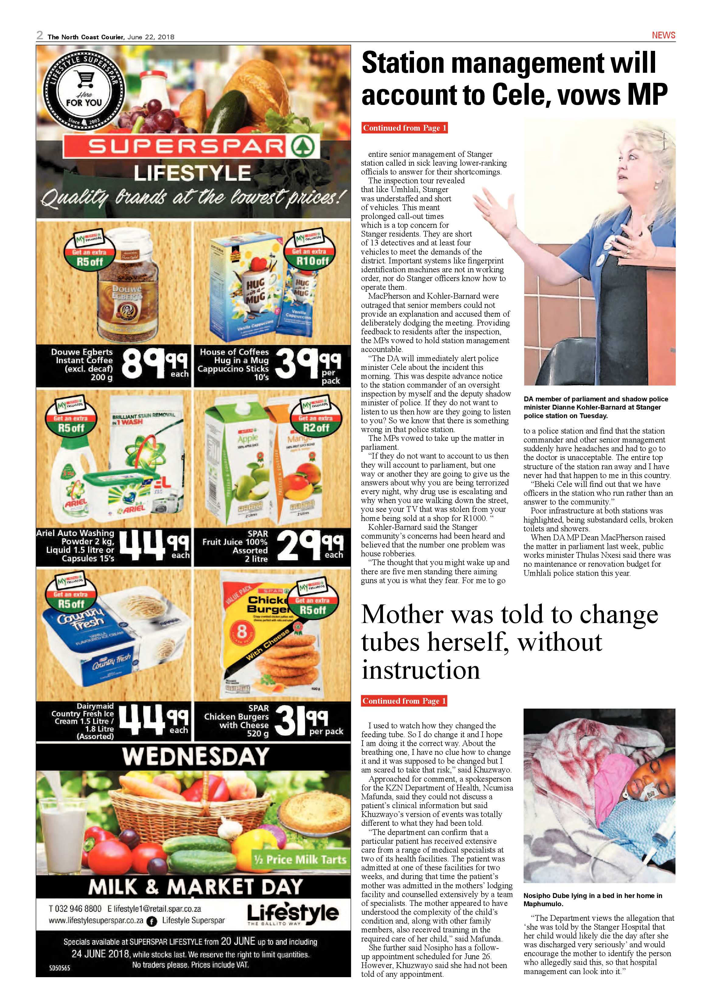 The North Coast Courier – 22 June 2018 page 2