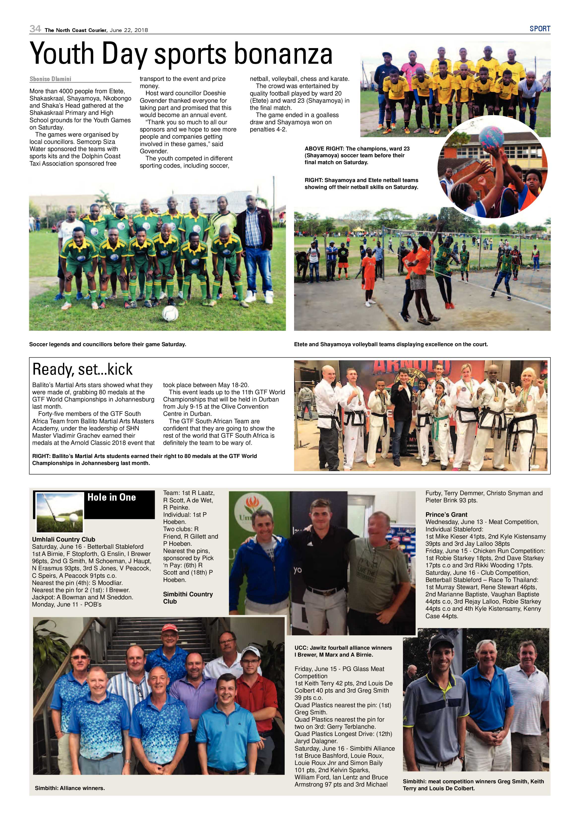 The North Coast Courier – 22 June 2018 page 34