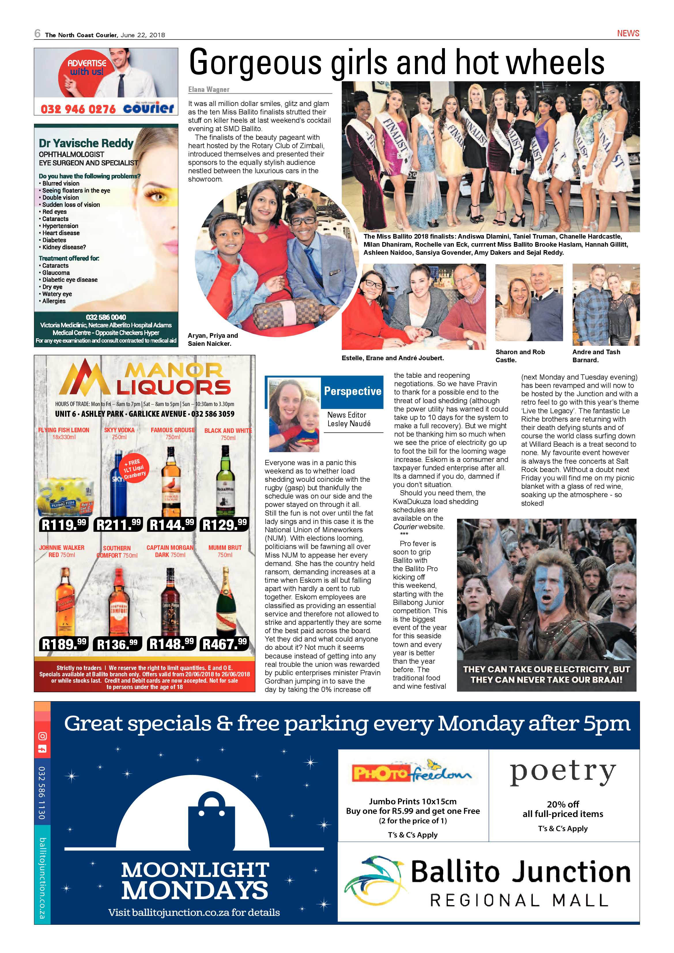 The North Coast Courier – 22 June 2018 page 6