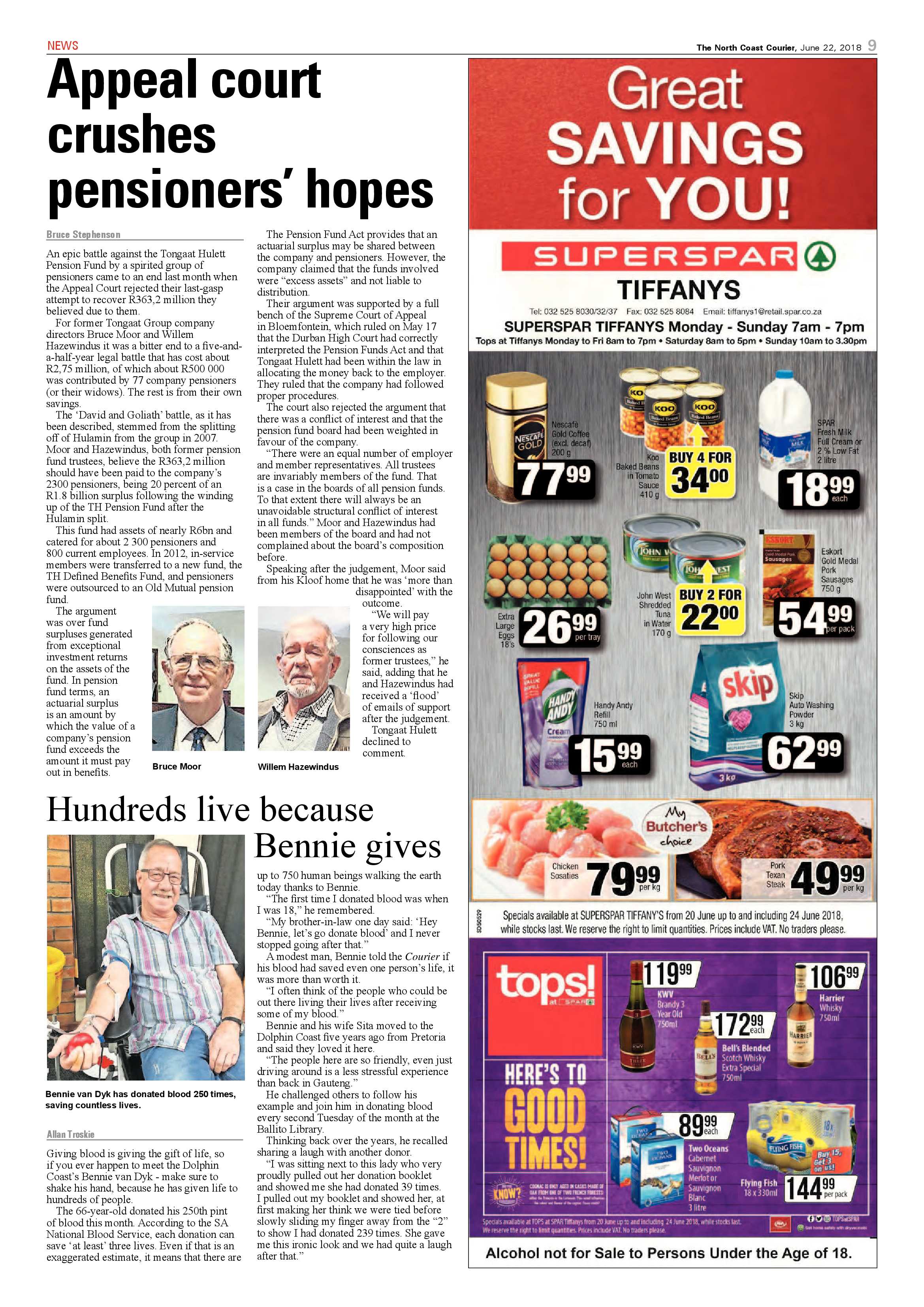 The North Coast Courier – 22 June 2018 page 9