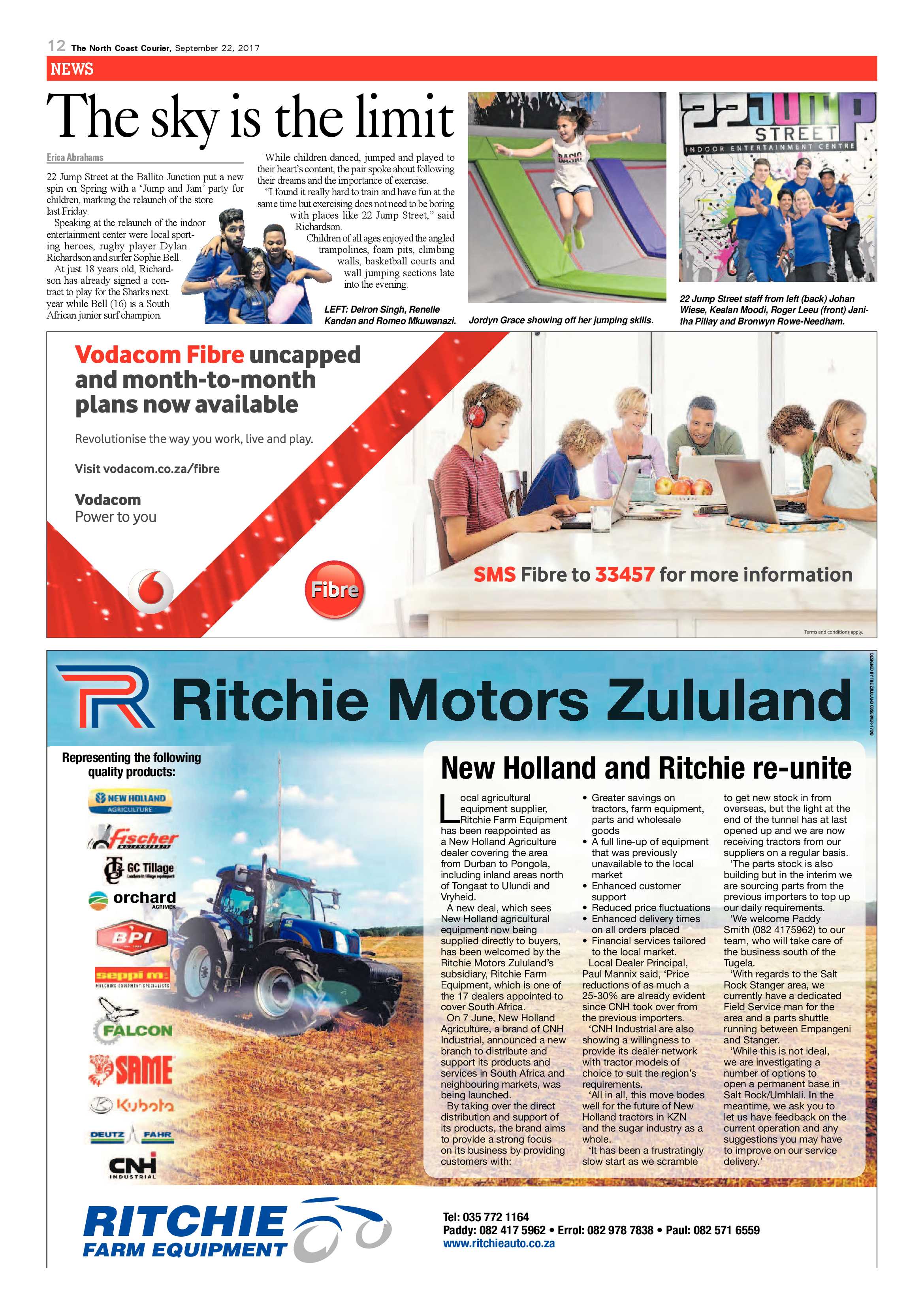 The North Coast Courier – 22 September 2017 page 12