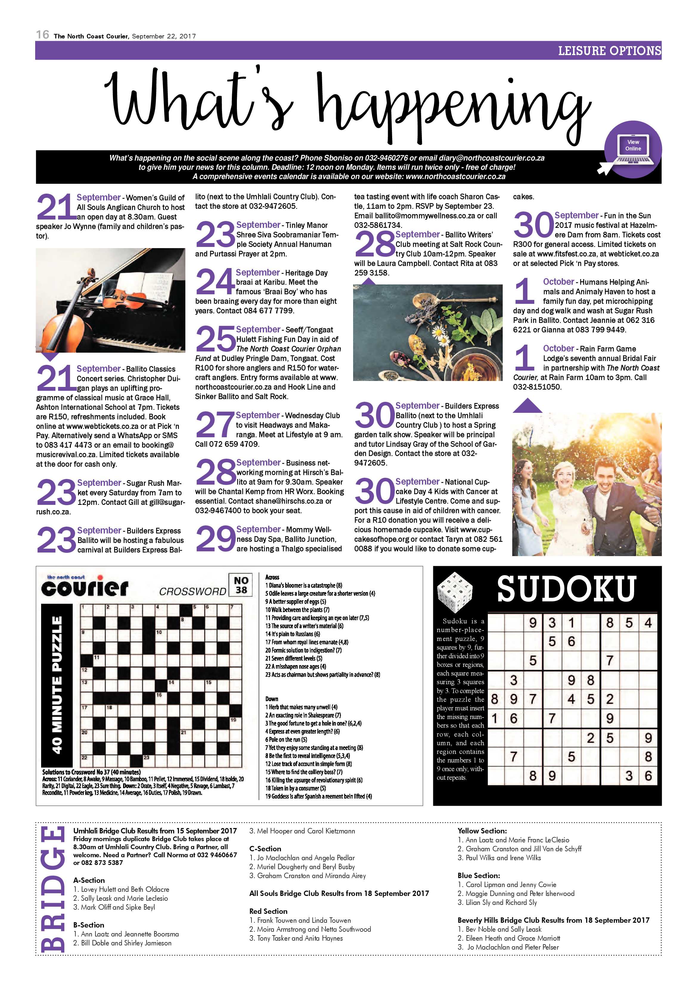 The North Coast Courier – 22 September 2017 page 16