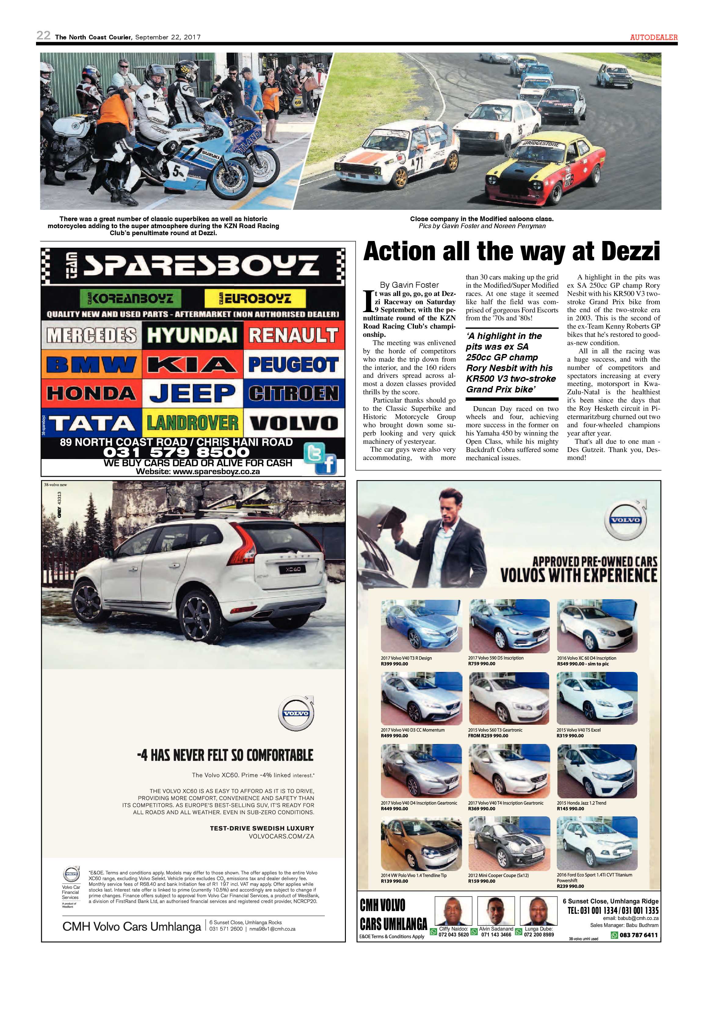 The North Coast Courier – 22 September 2017 page 22