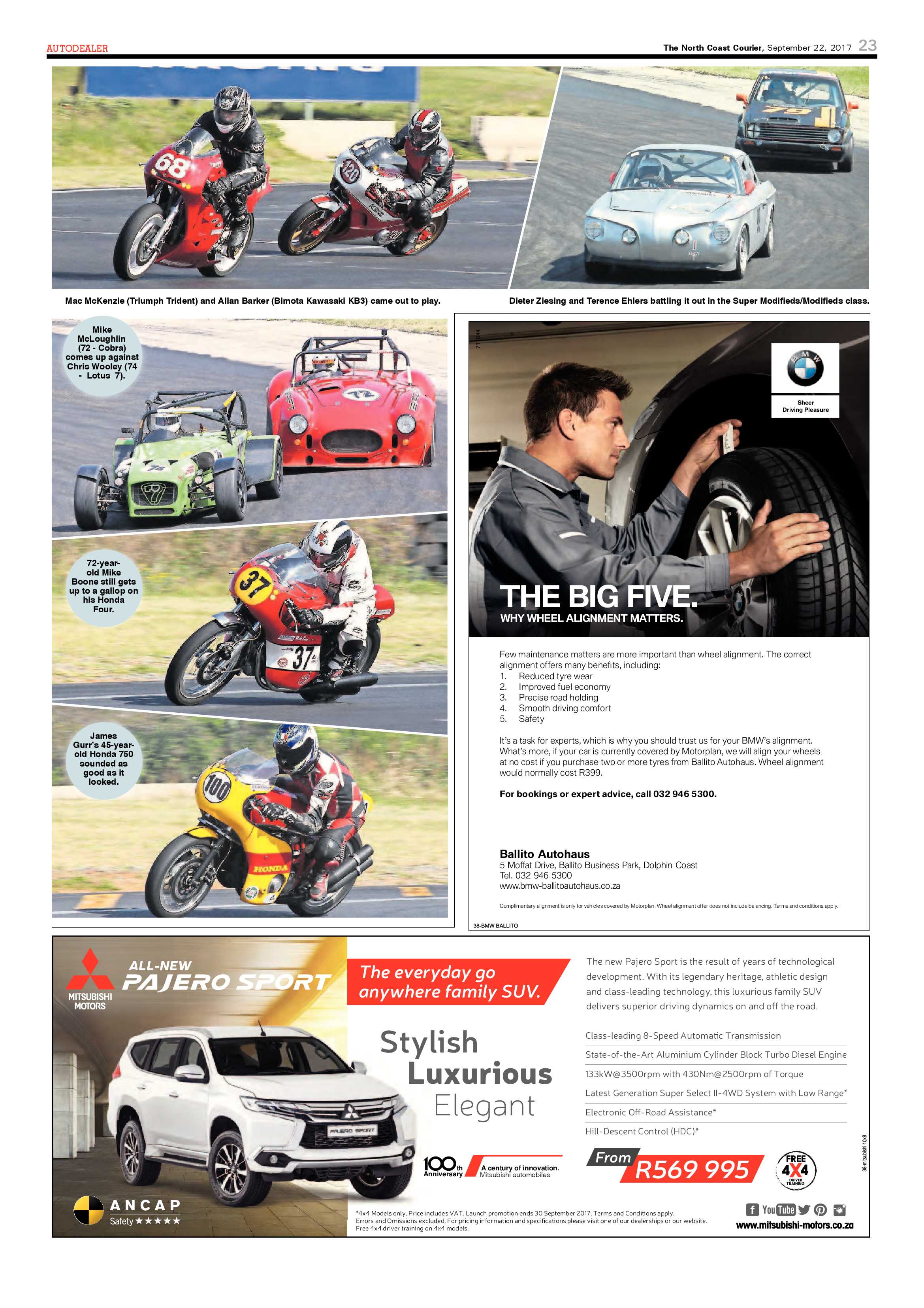 The North Coast Courier – 22 September 2017 page 23