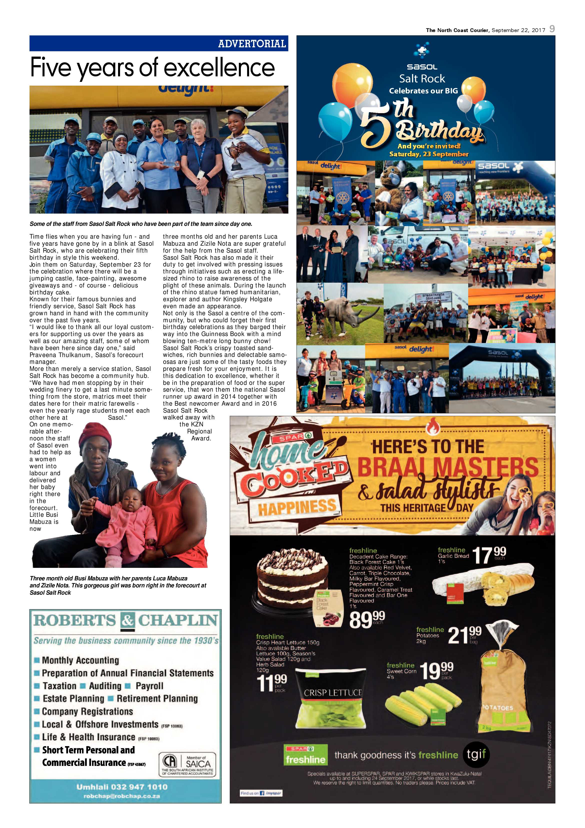 The North Coast Courier – 22 September 2017 page 9