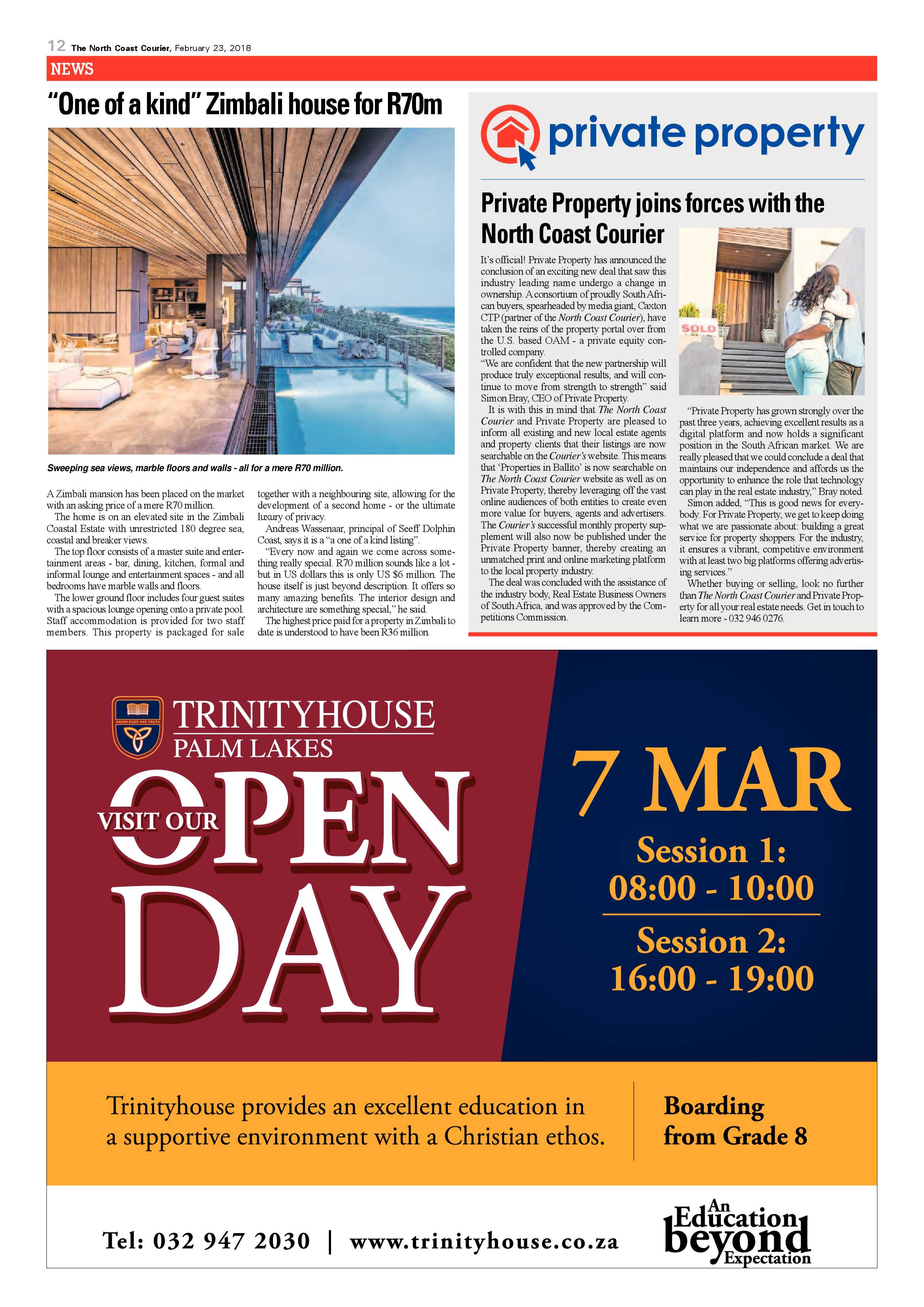 The North Coast Courier – 23 February 2018 page 12