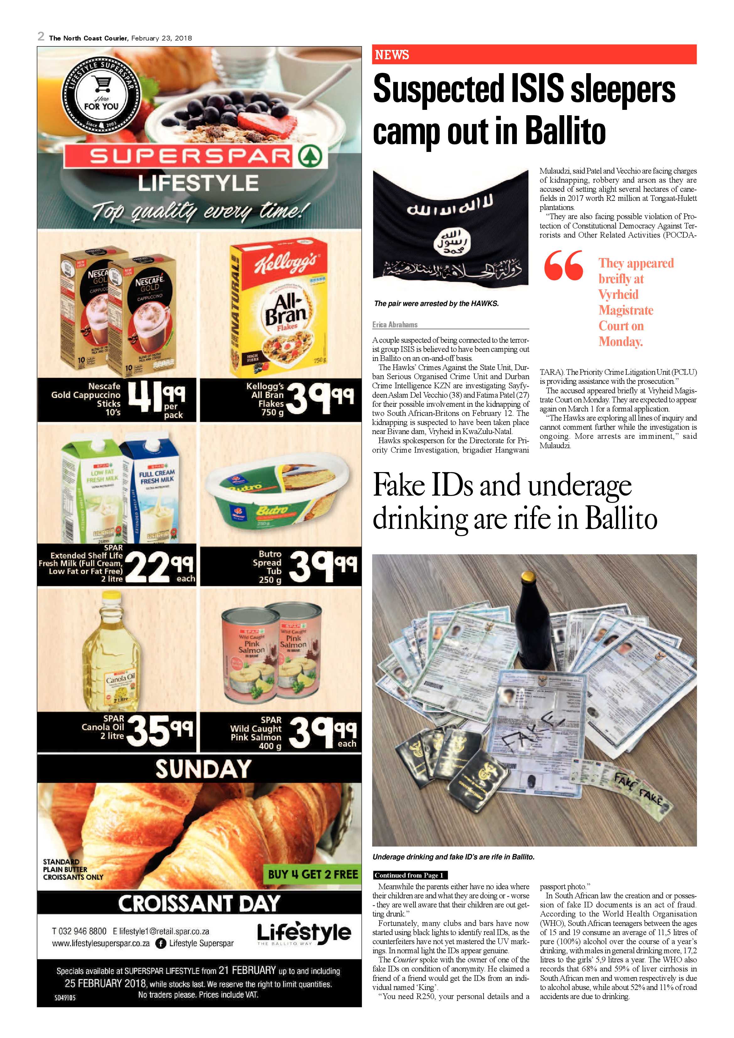 The North Coast Courier – 23 February 2018 page 2