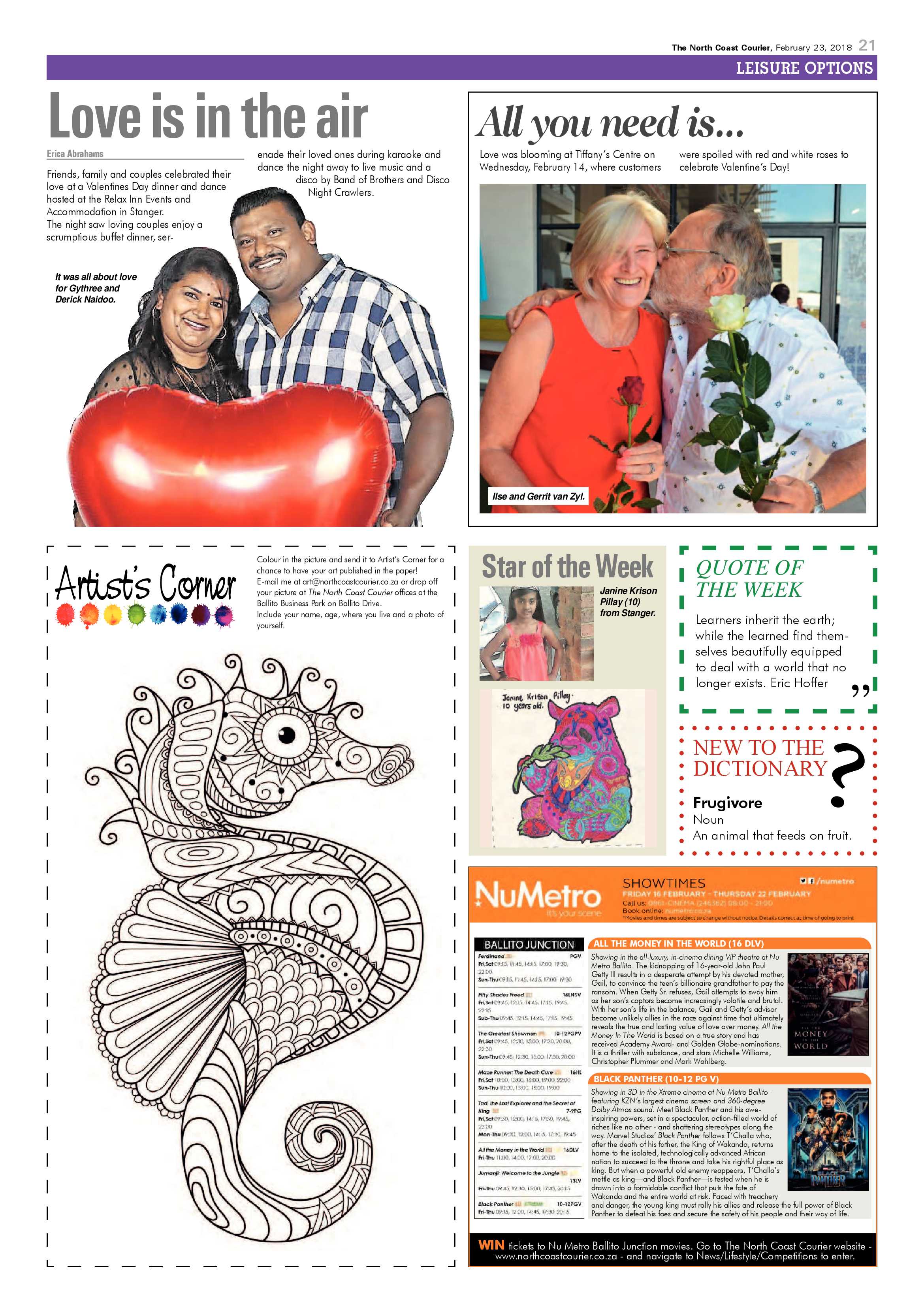 The North Coast Courier – 23 February 2018 page 21