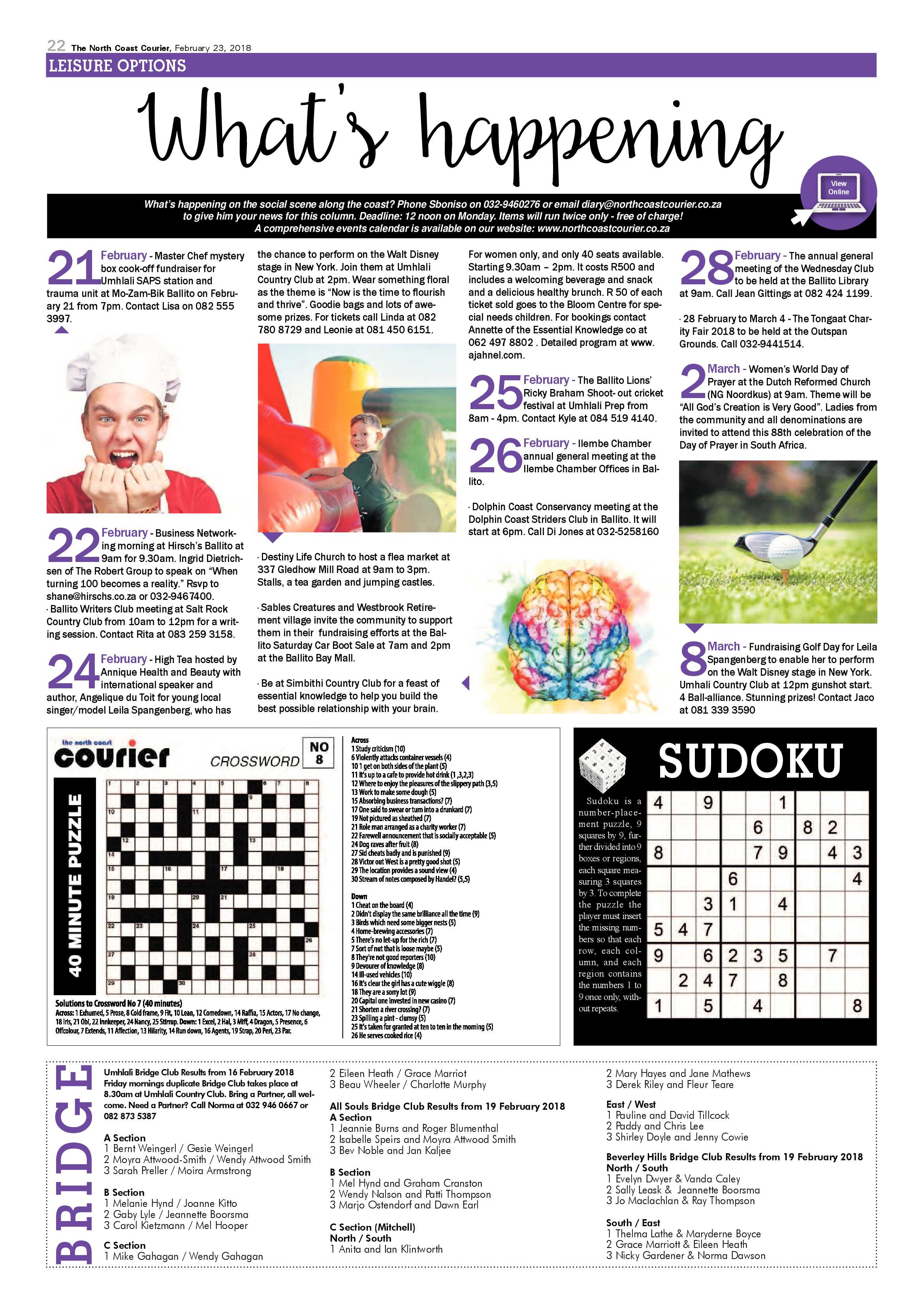 The North Coast Courier – 23 February 2018 page 22