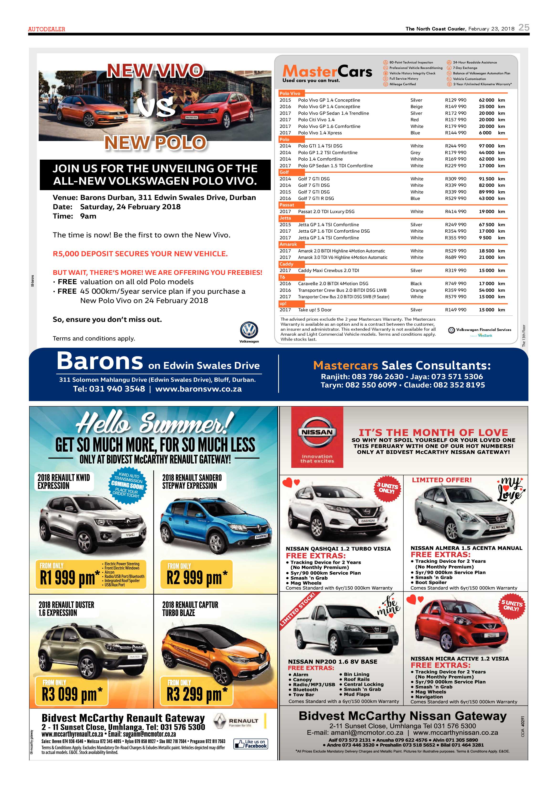 The North Coast Courier – 23 February 2018 page 25
