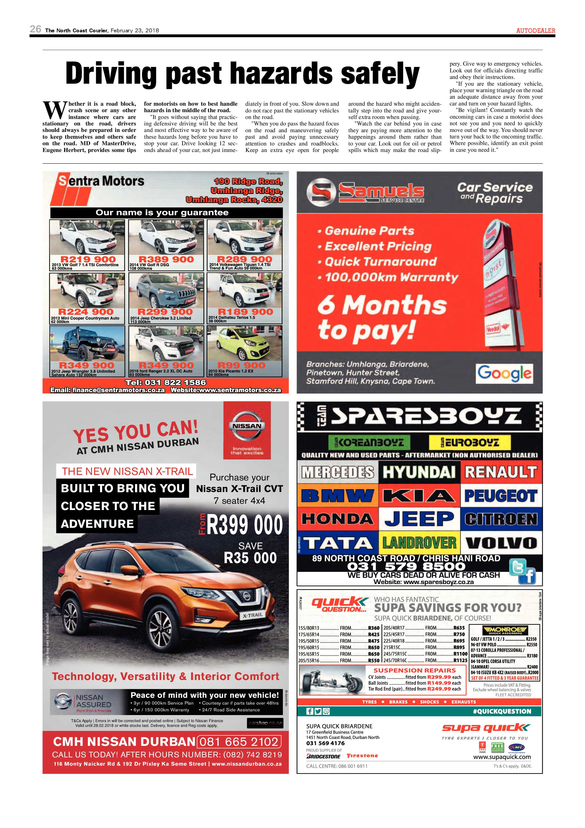 The North Coast Courier – 23 February 2018 page 26