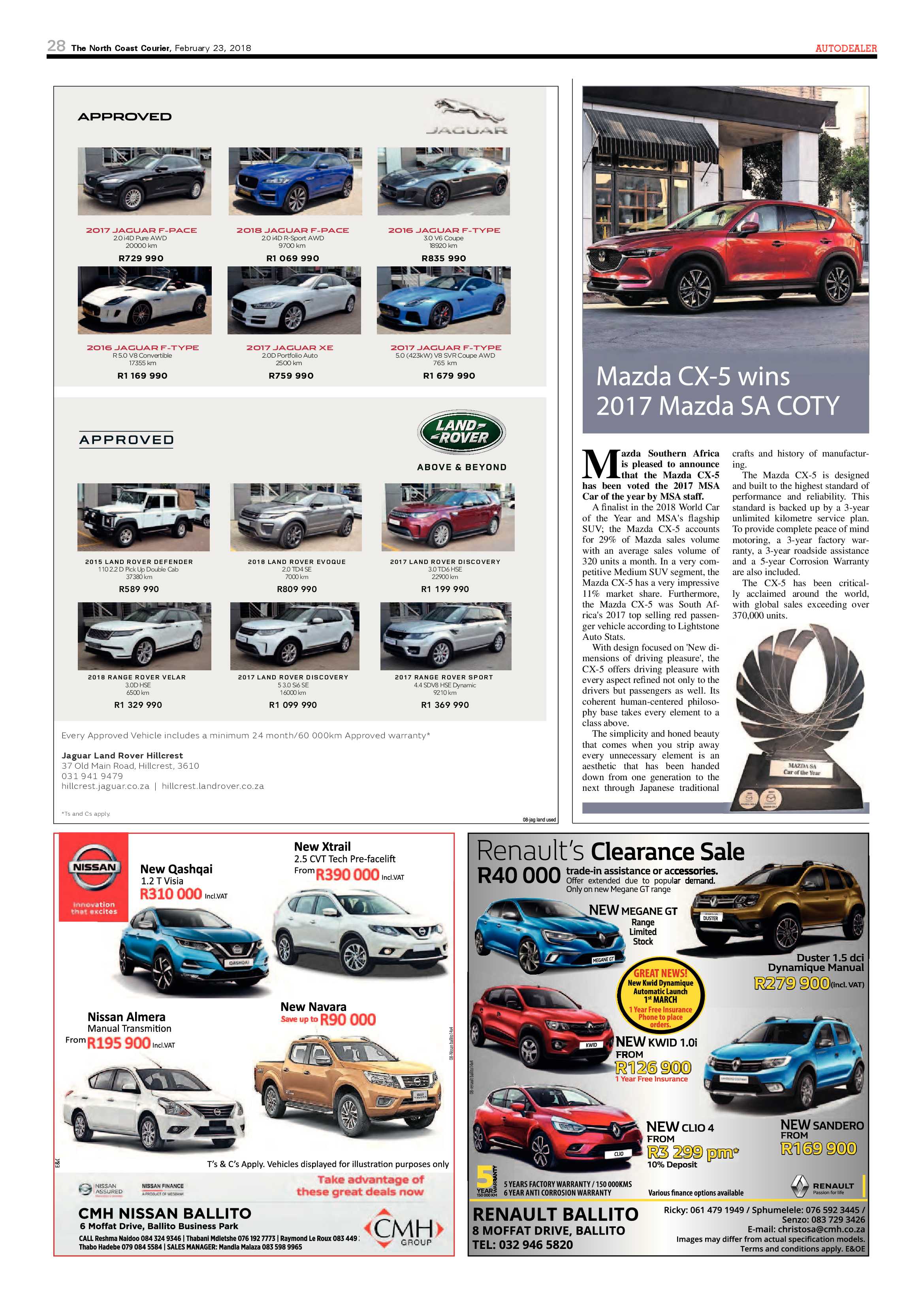 The North Coast Courier – 23 February 2018 page 28