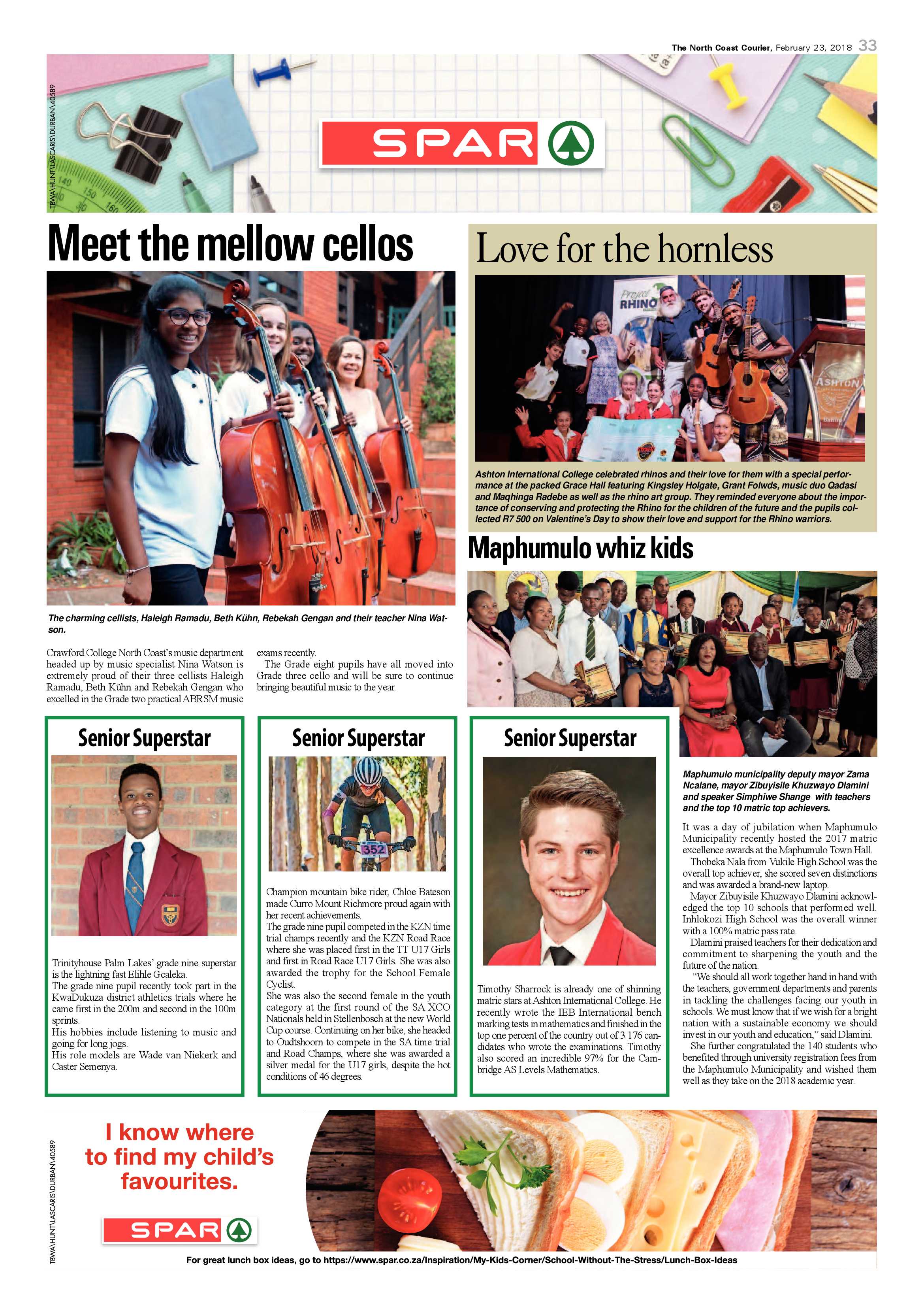 The North Coast Courier – 23 February 2018 page 33