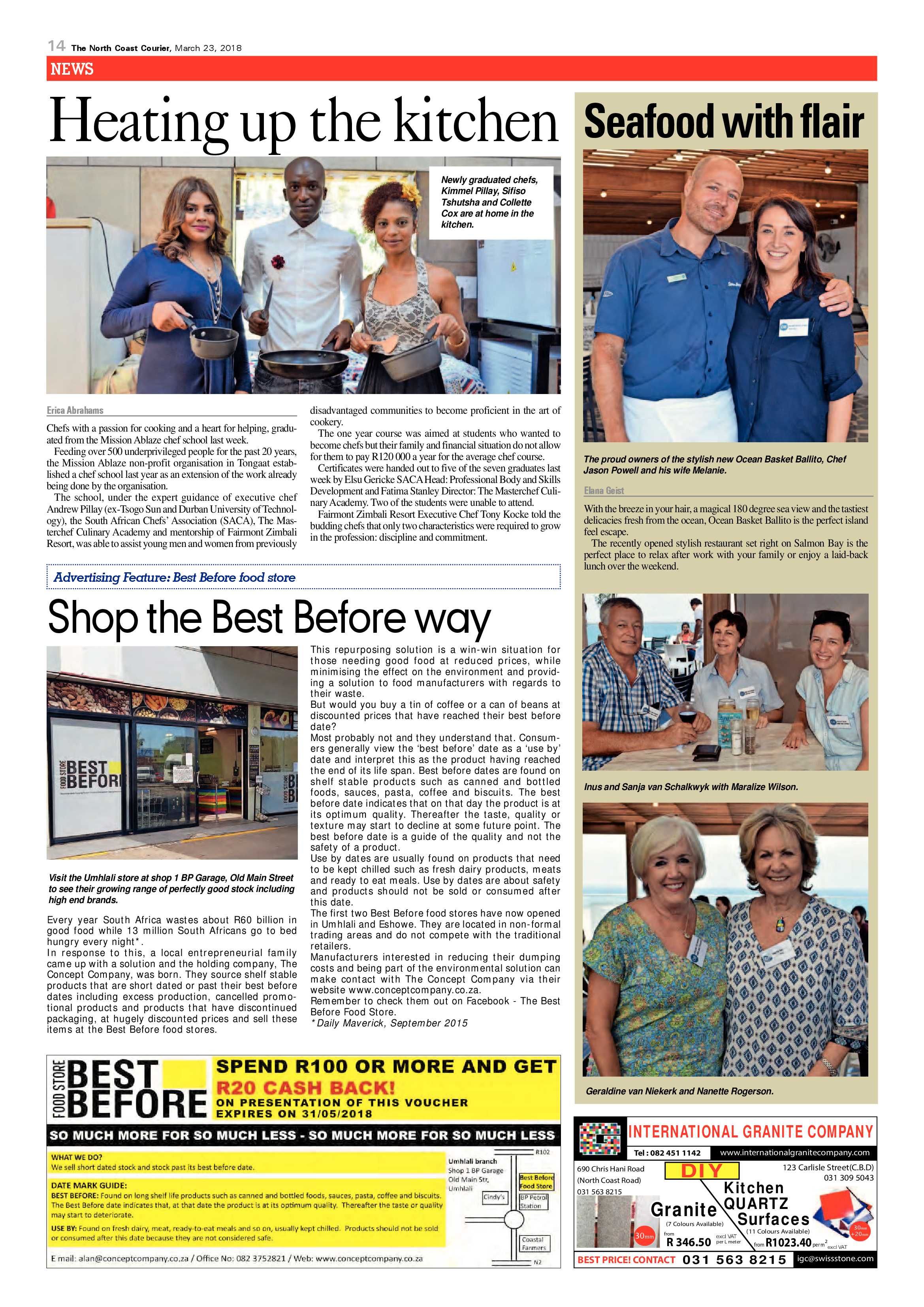 The North Coast Courier – 23 March 2018 page 14