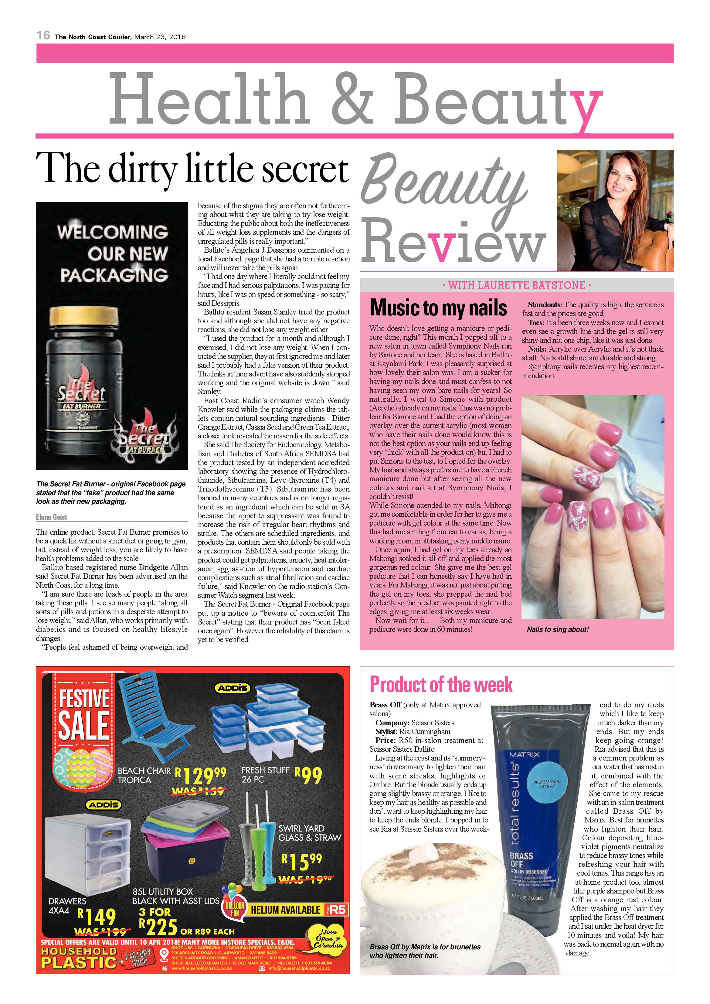The North Coast Courier – 23 March 2018 page 16