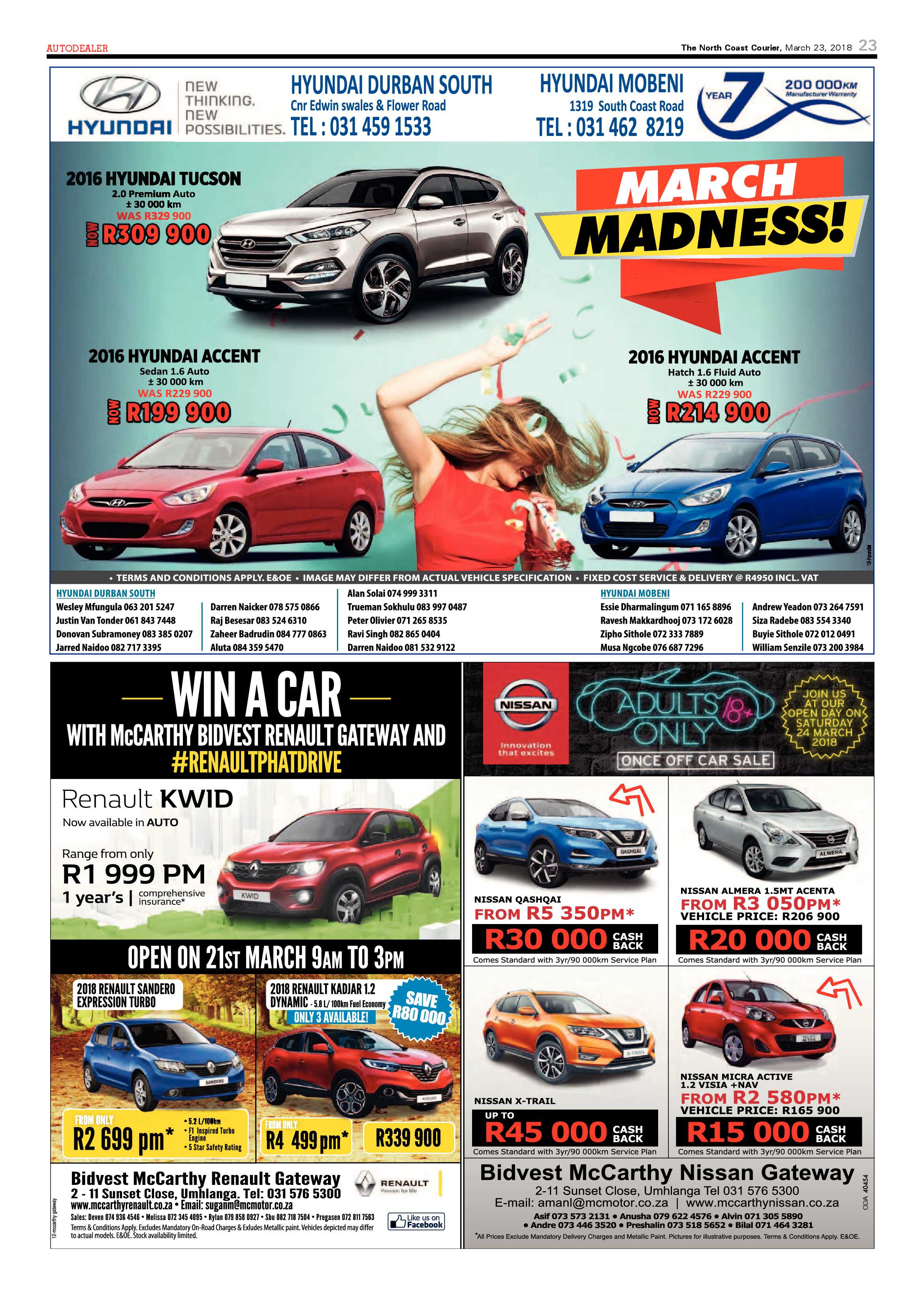 The North Coast Courier – 23 March 2018 page 23