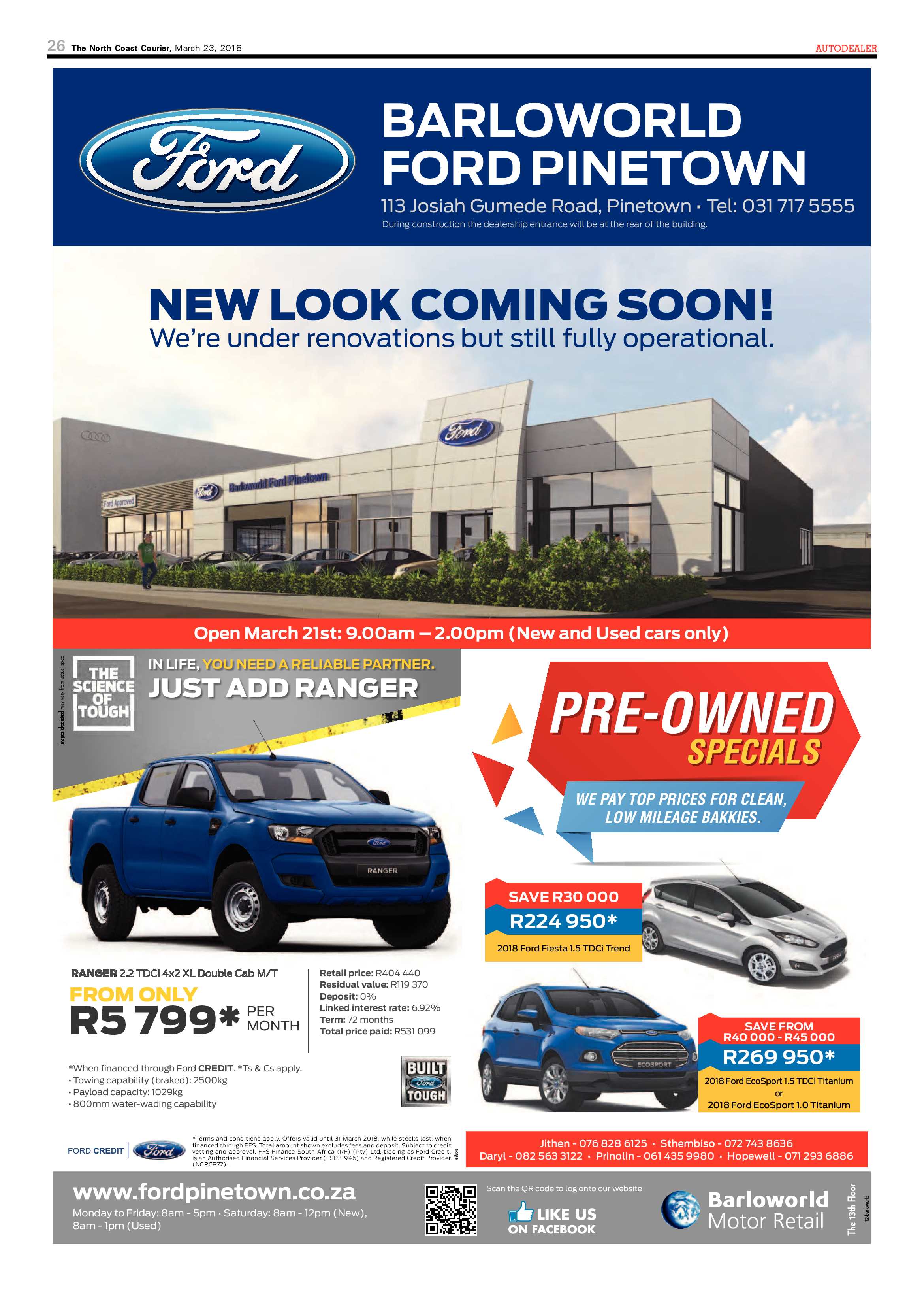The North Coast Courier – 23 March 2018 page 26