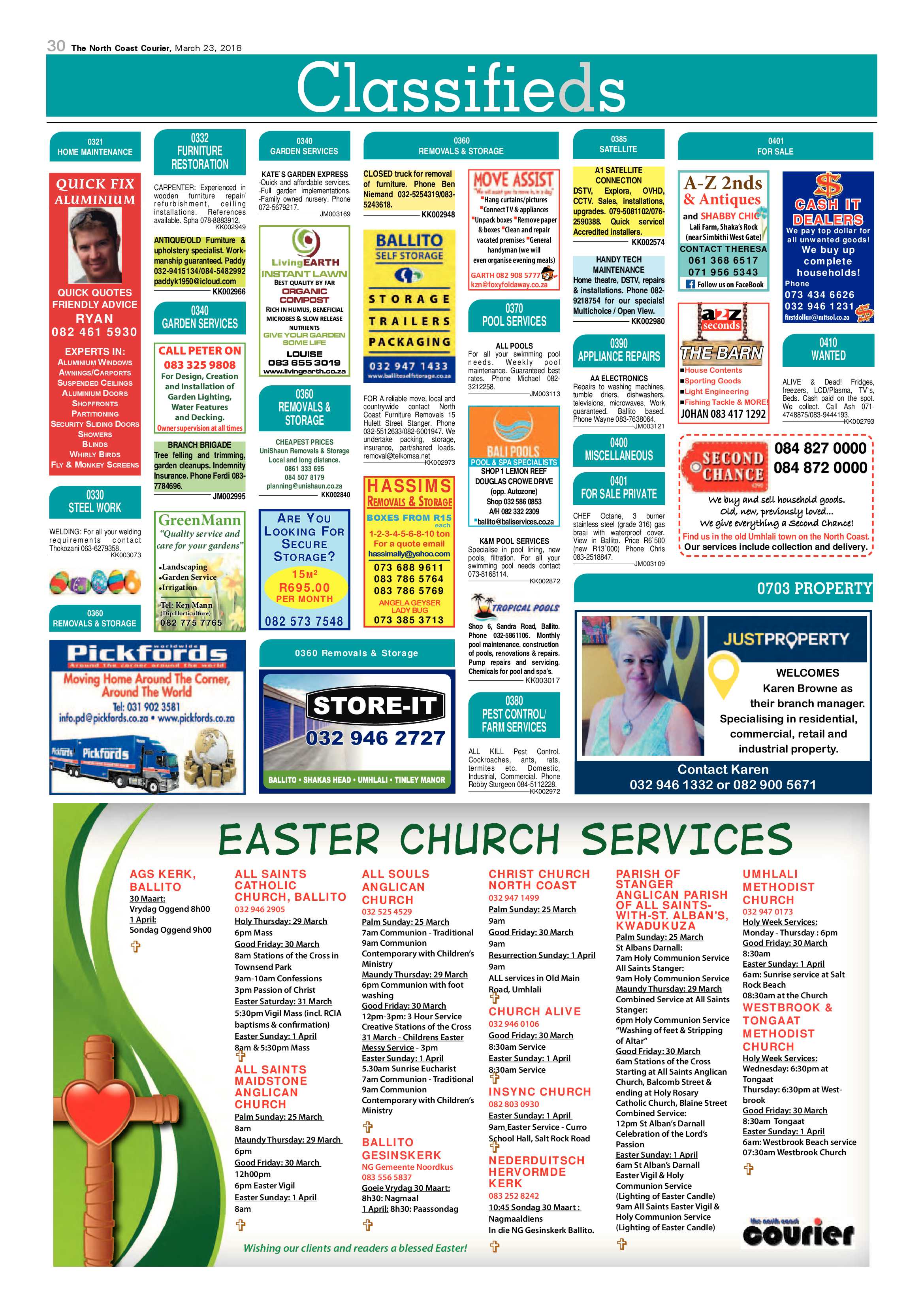 The North Coast Courier – 23 March 2018 page 30