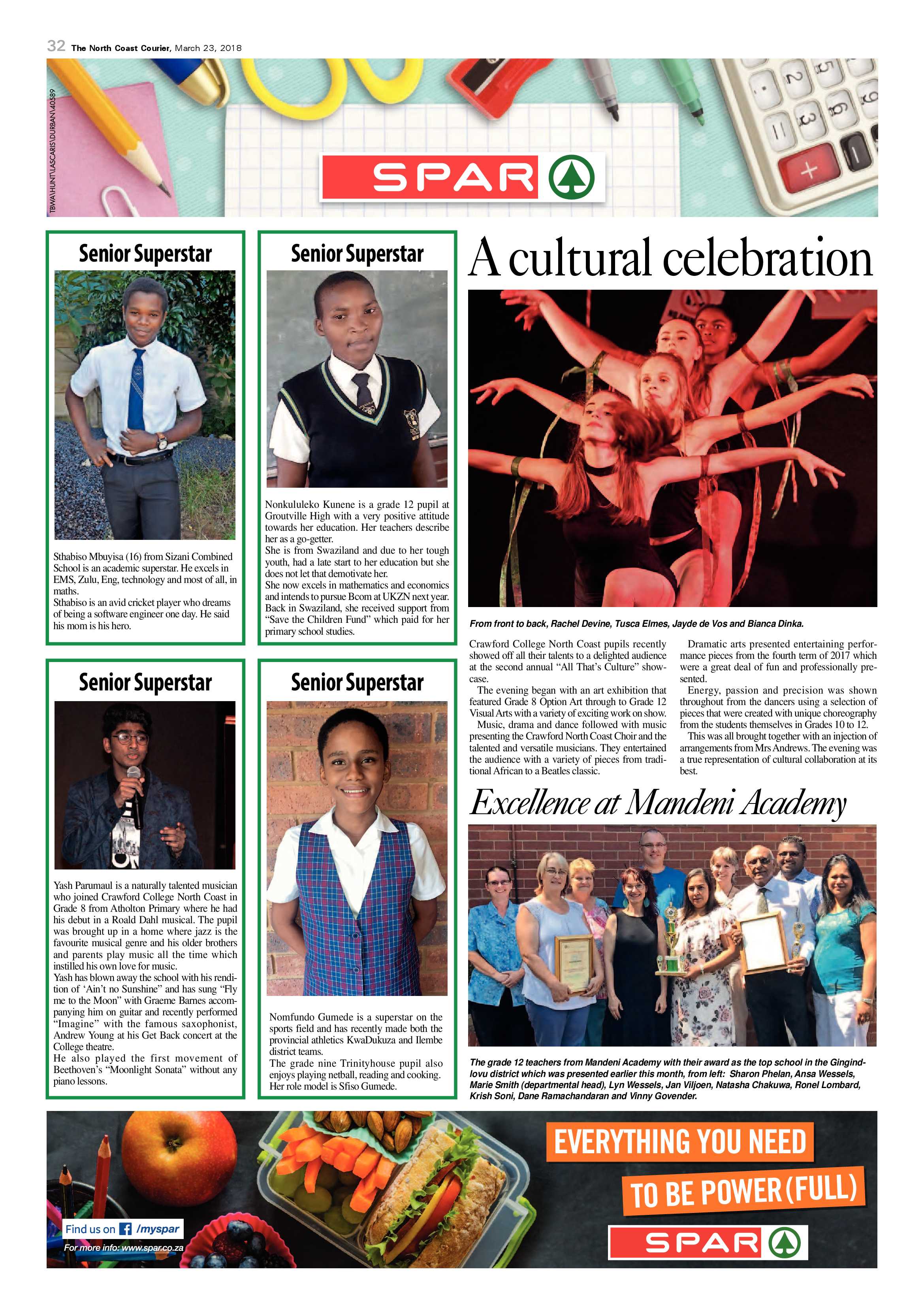 The North Coast Courier – 23 March 2018 page 32