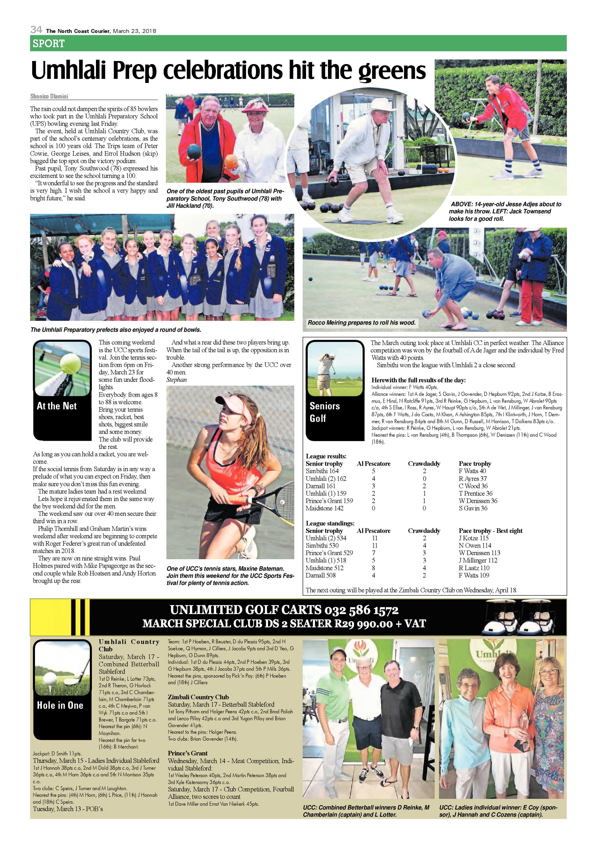 The North Coast Courier – 23 March 2018 page 34