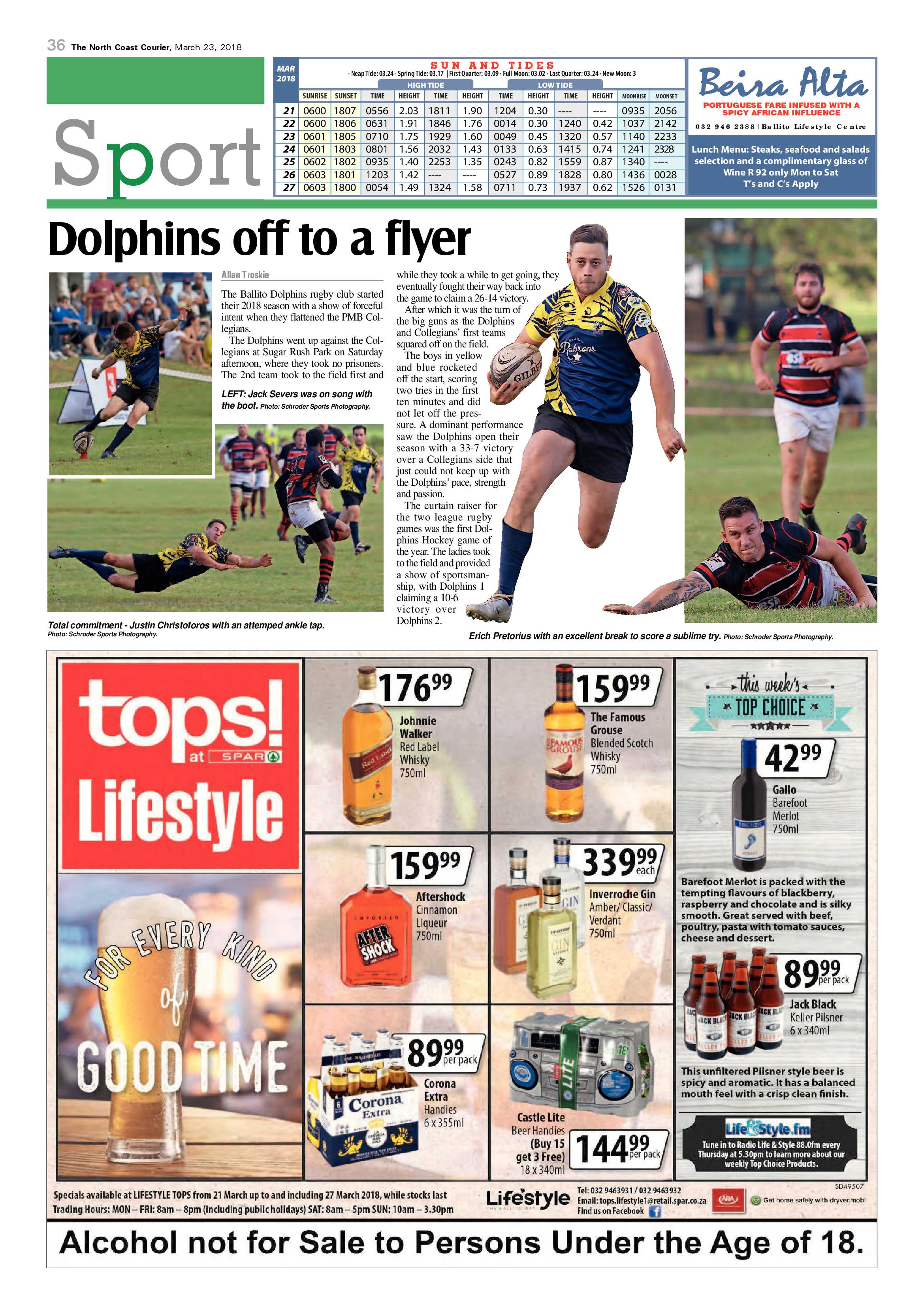 The North Coast Courier – 23 March 2018 page 36