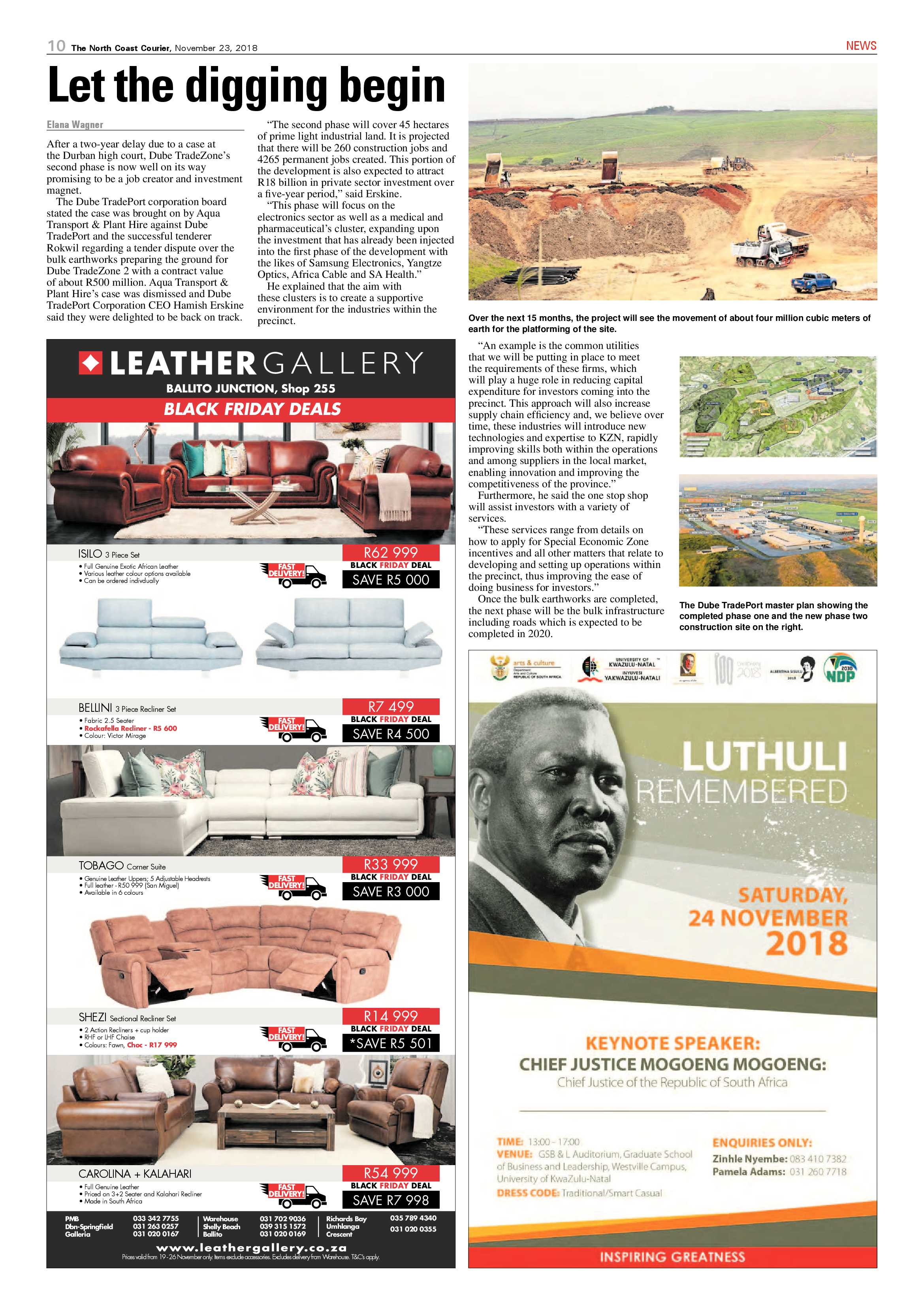 The North Coast Courier – 23 November 2018 page 10