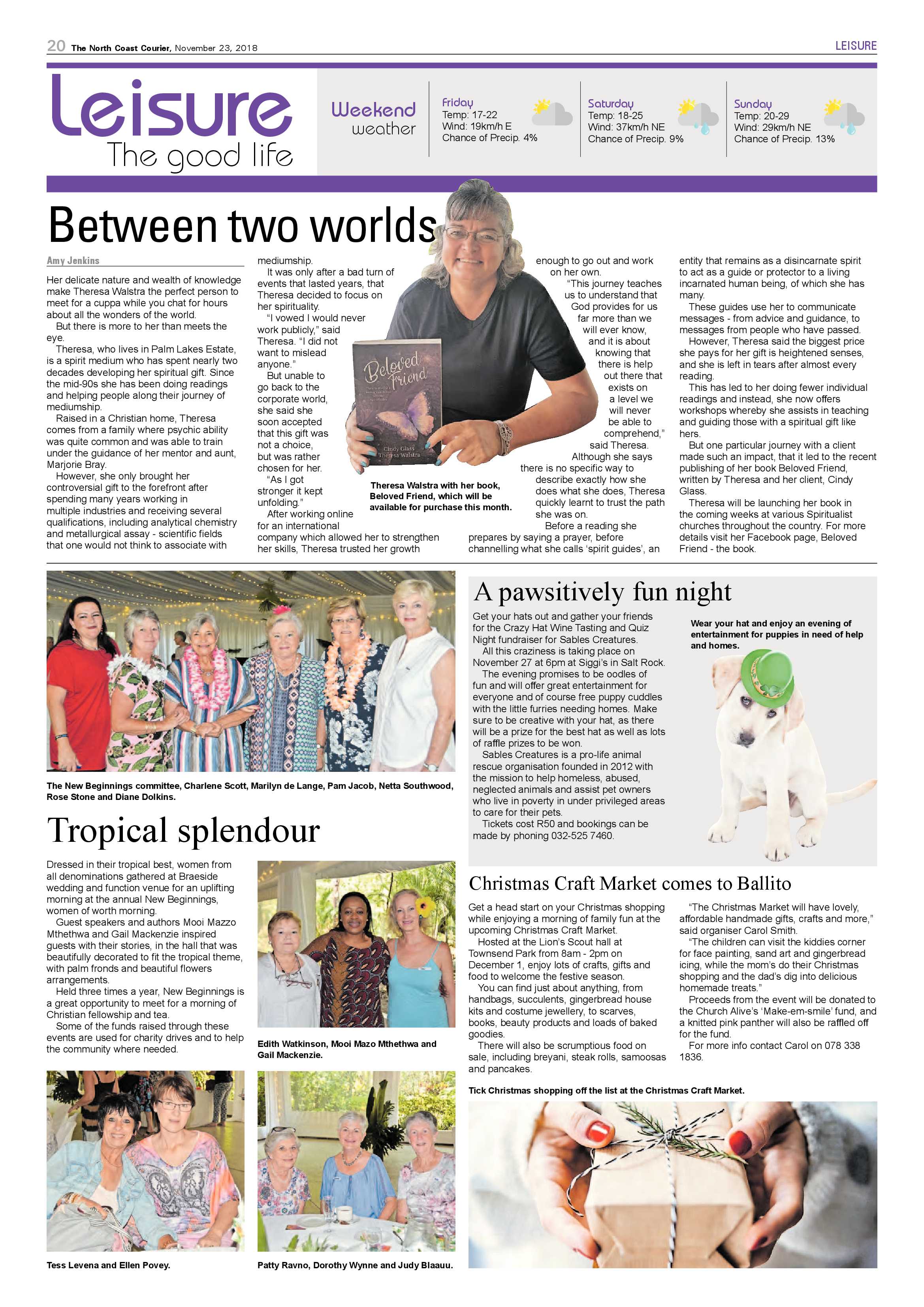 The North Coast Courier – 23 November 2018 page 20