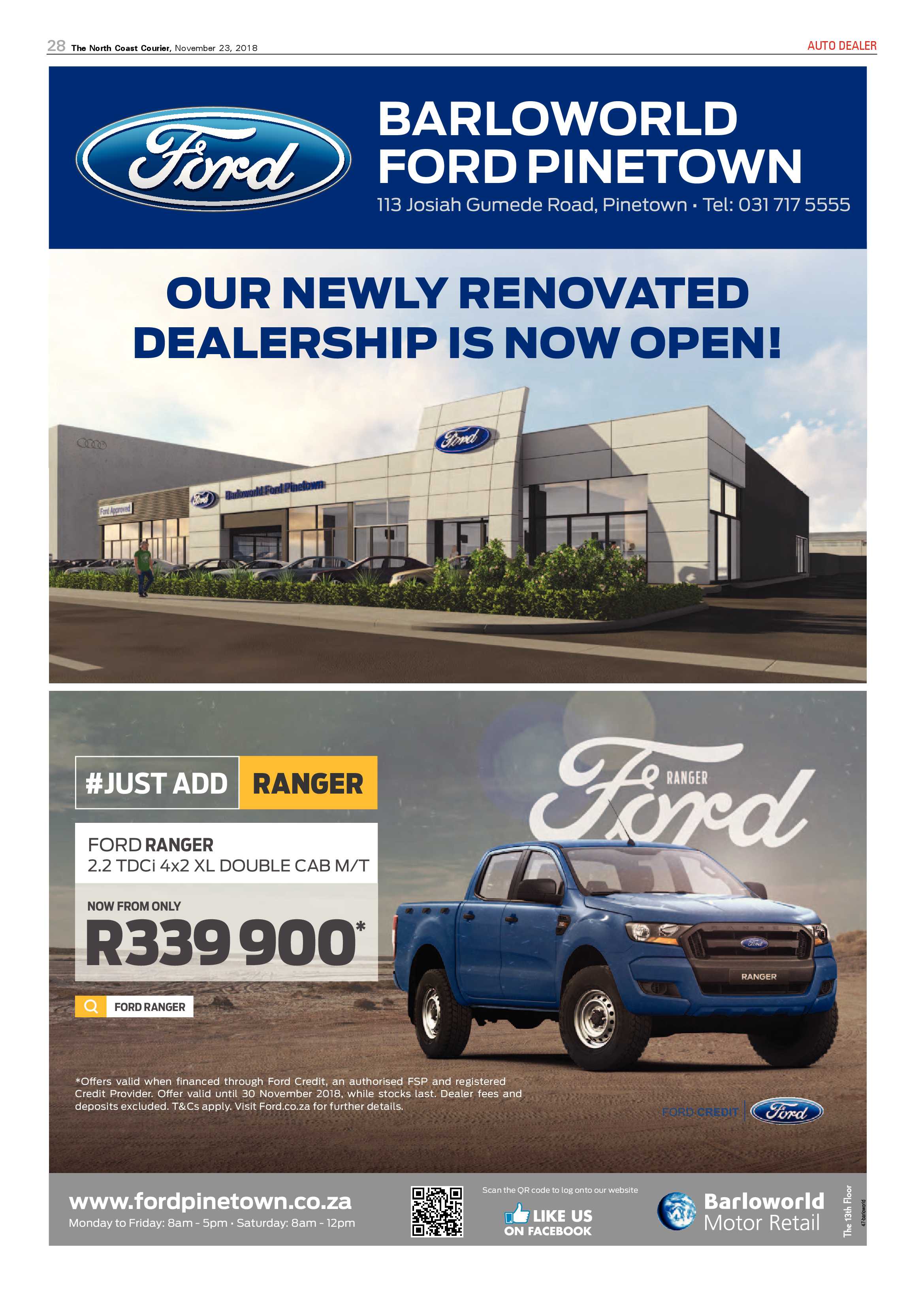 The North Coast Courier – 23 November 2018 page 28
