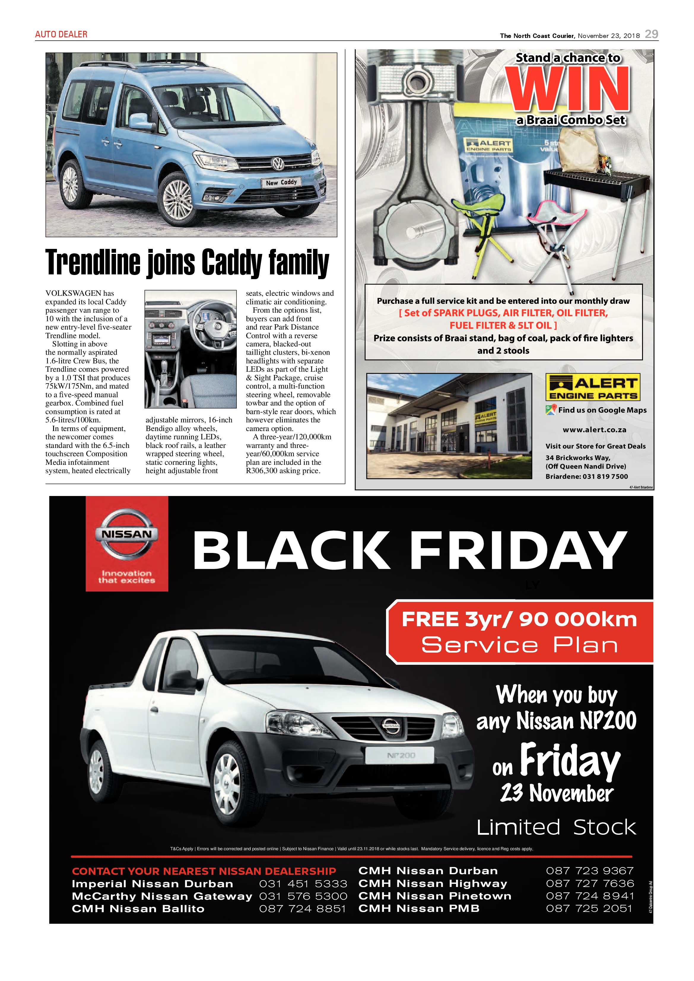 The North Coast Courier – 23 November 2018 page 29