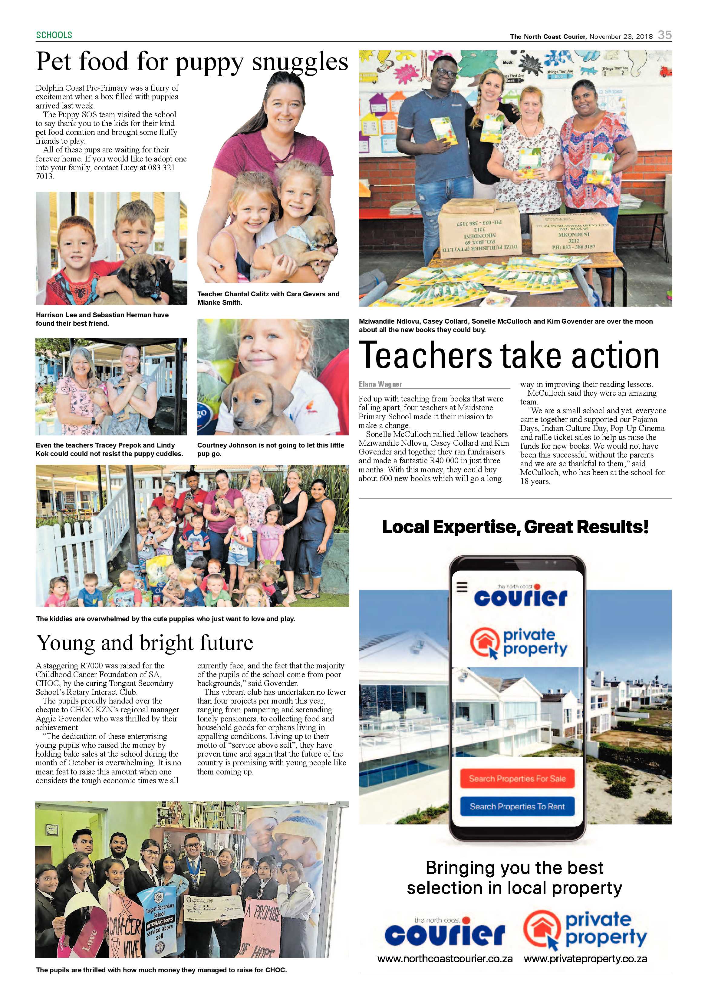 The North Coast Courier – 23 November 2018 page 35