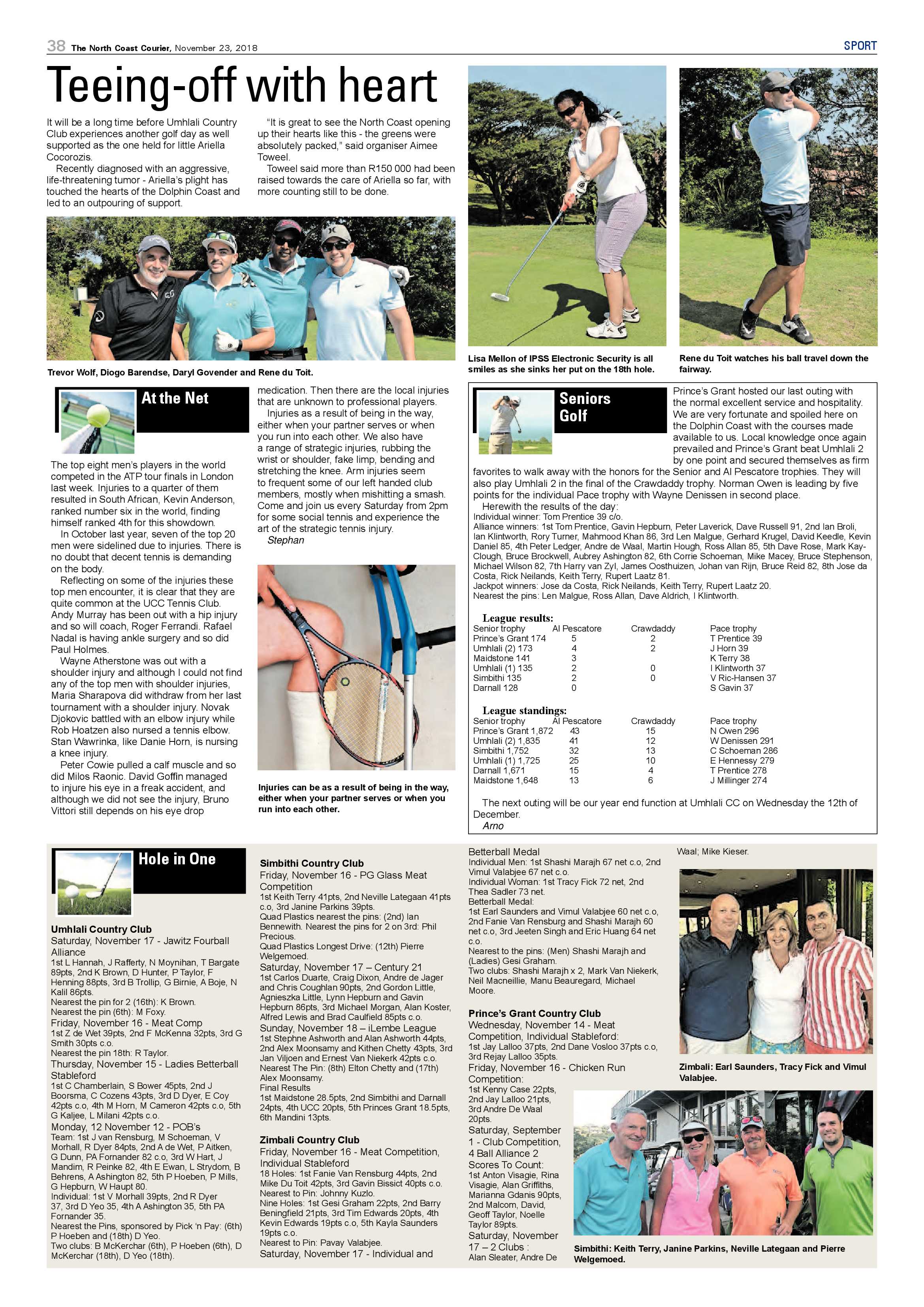 The North Coast Courier – 23 November 2018 page 38