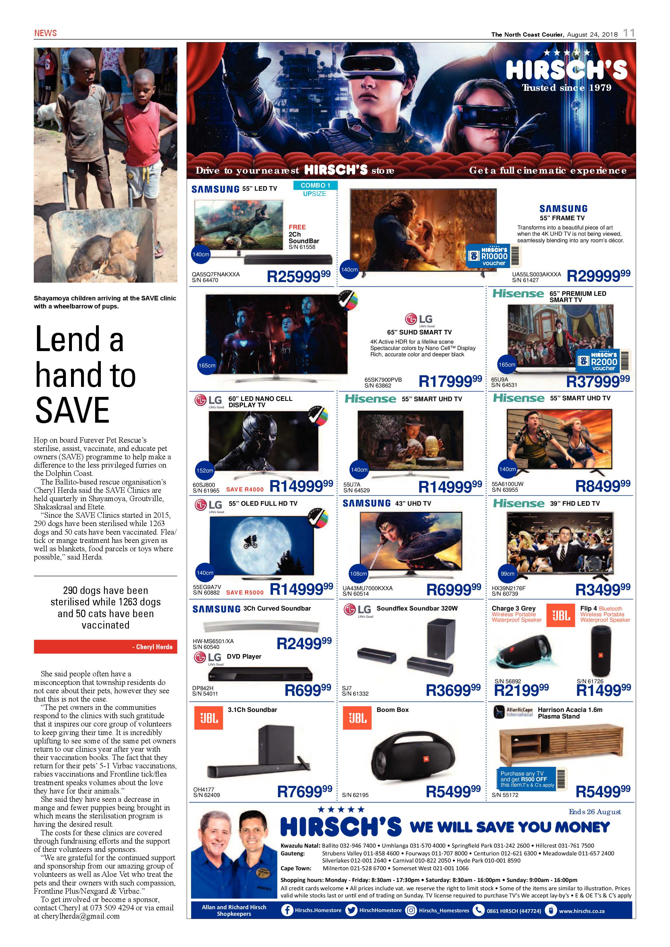 The North Coast Courier – 24 August 2018 page 11