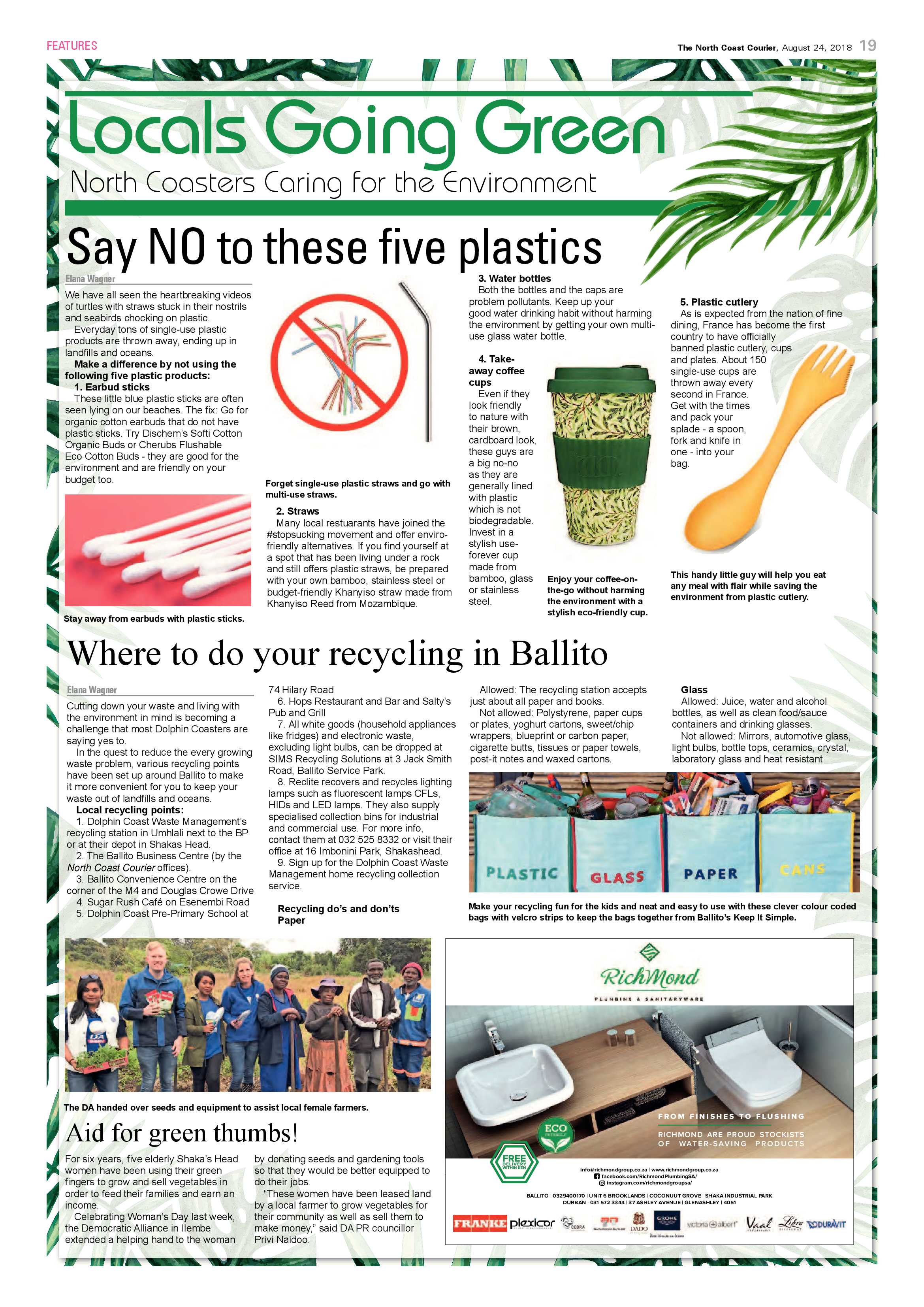 The North Coast Courier – 24 August 2018 page 19
