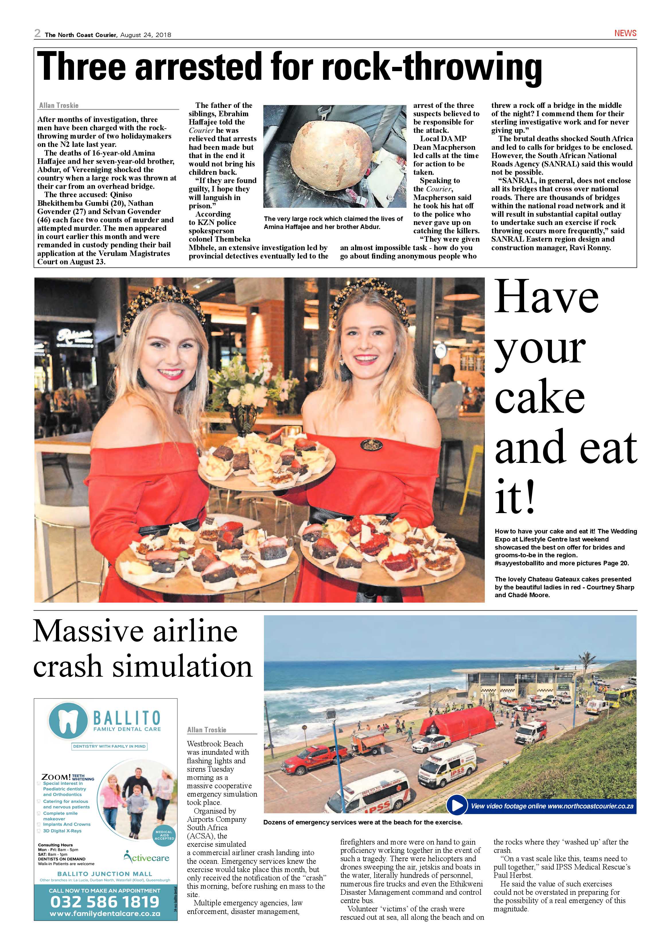 The North Coast Courier – 24 August 2018 page 2