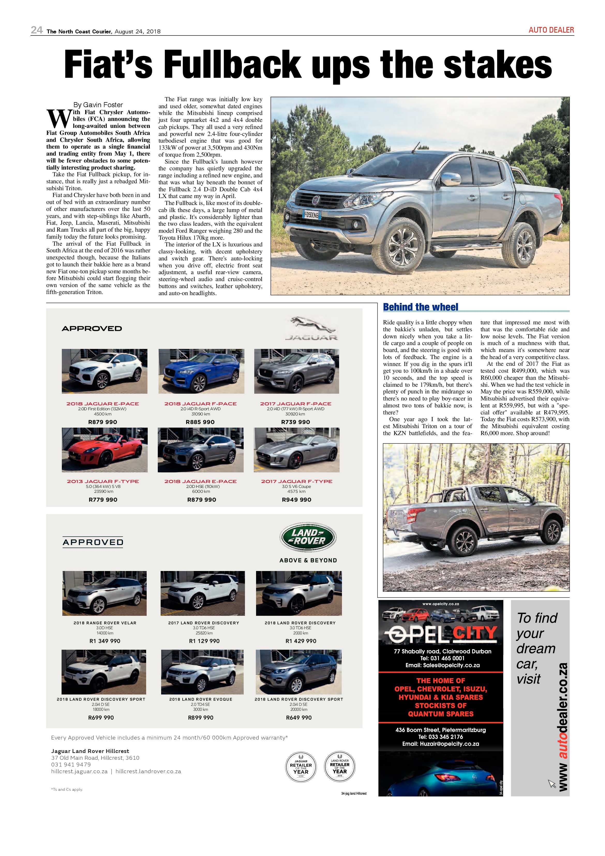 The North Coast Courier – 24 August 2018 page 24