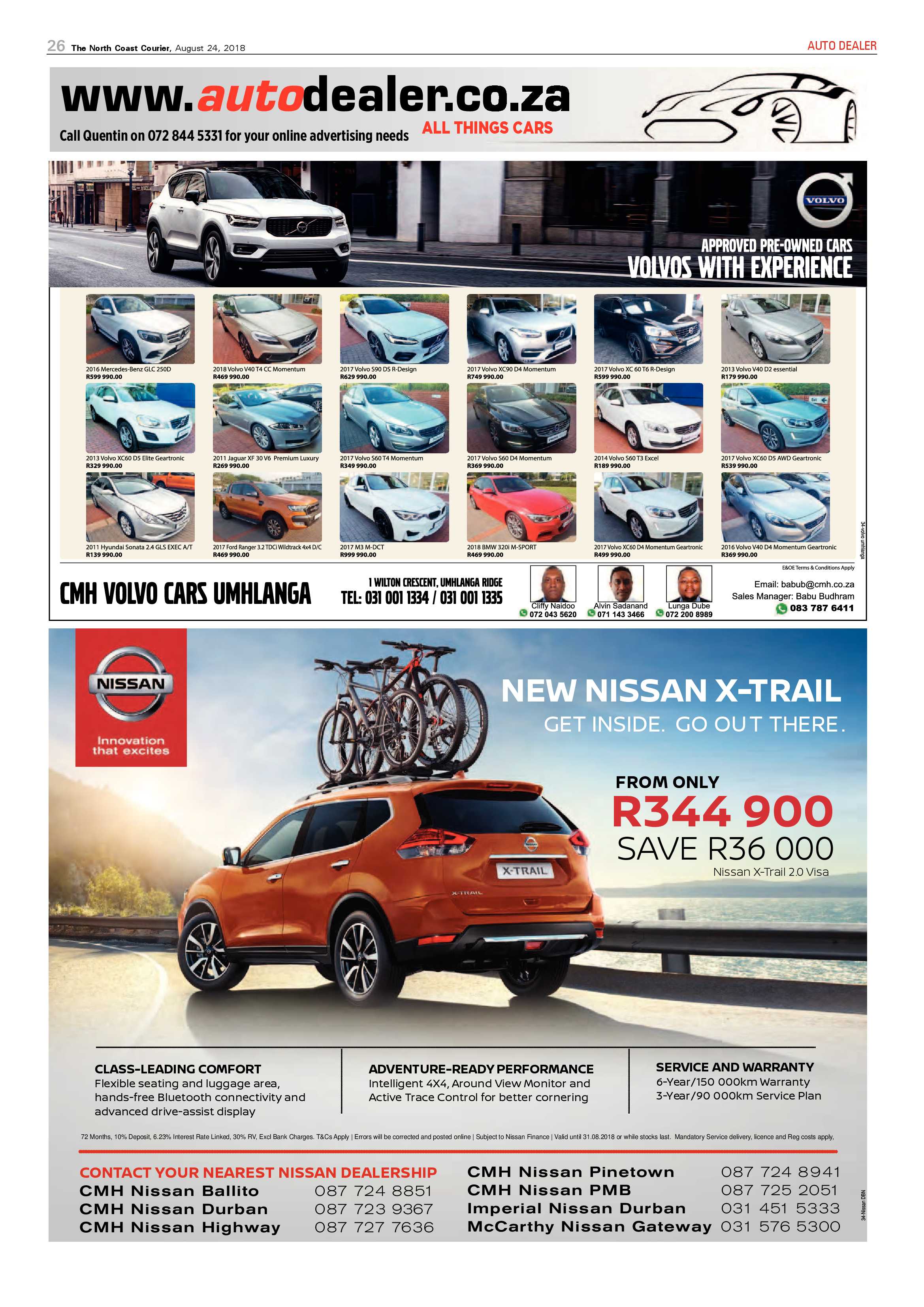 The North Coast Courier – 24 August 2018 page 26