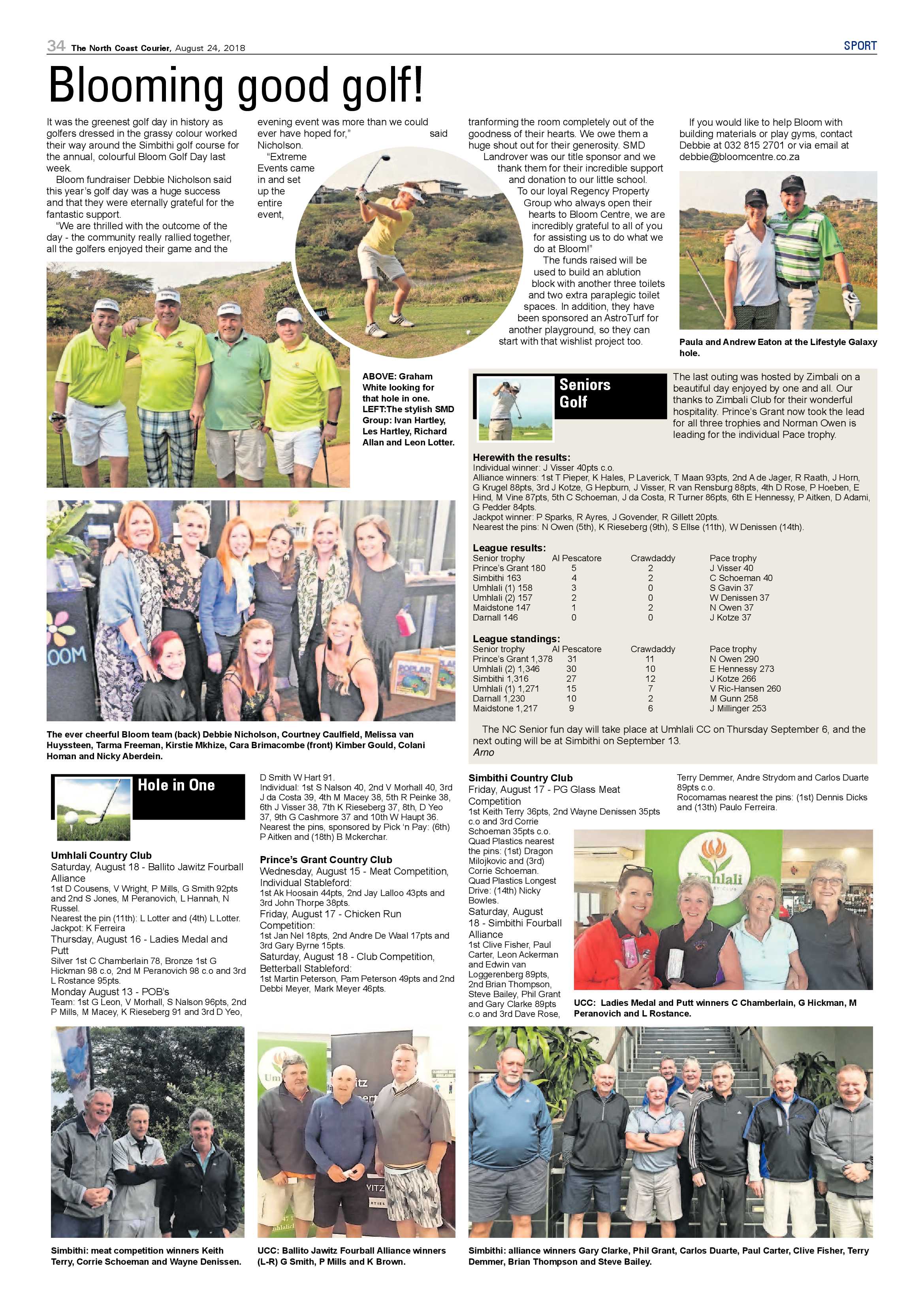 The North Coast Courier – 24 August 2018 page 34