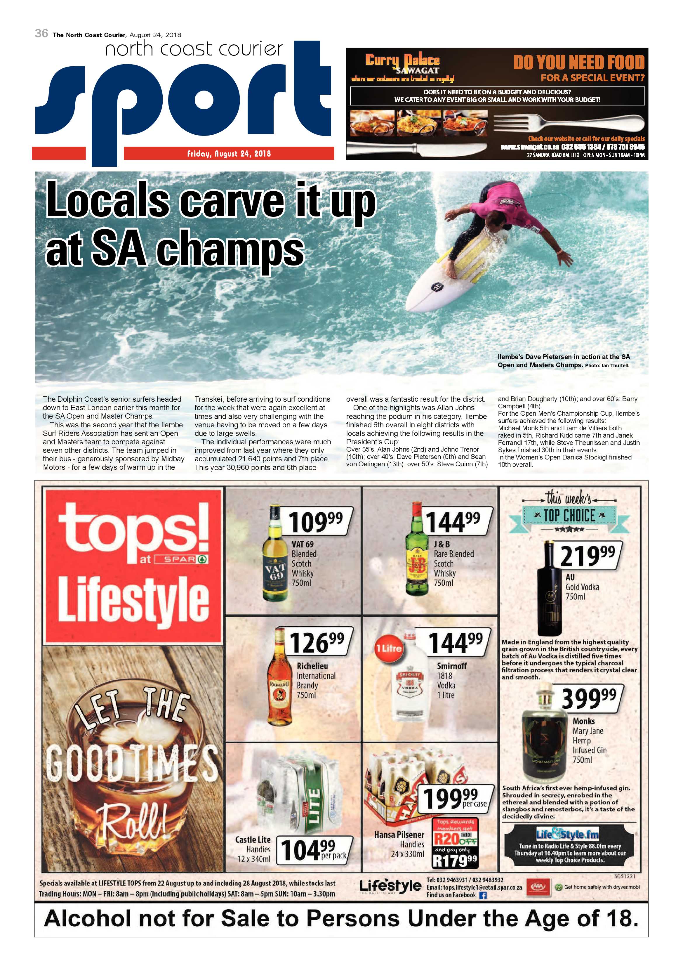 The North Coast Courier – 24 August 2018 page 36