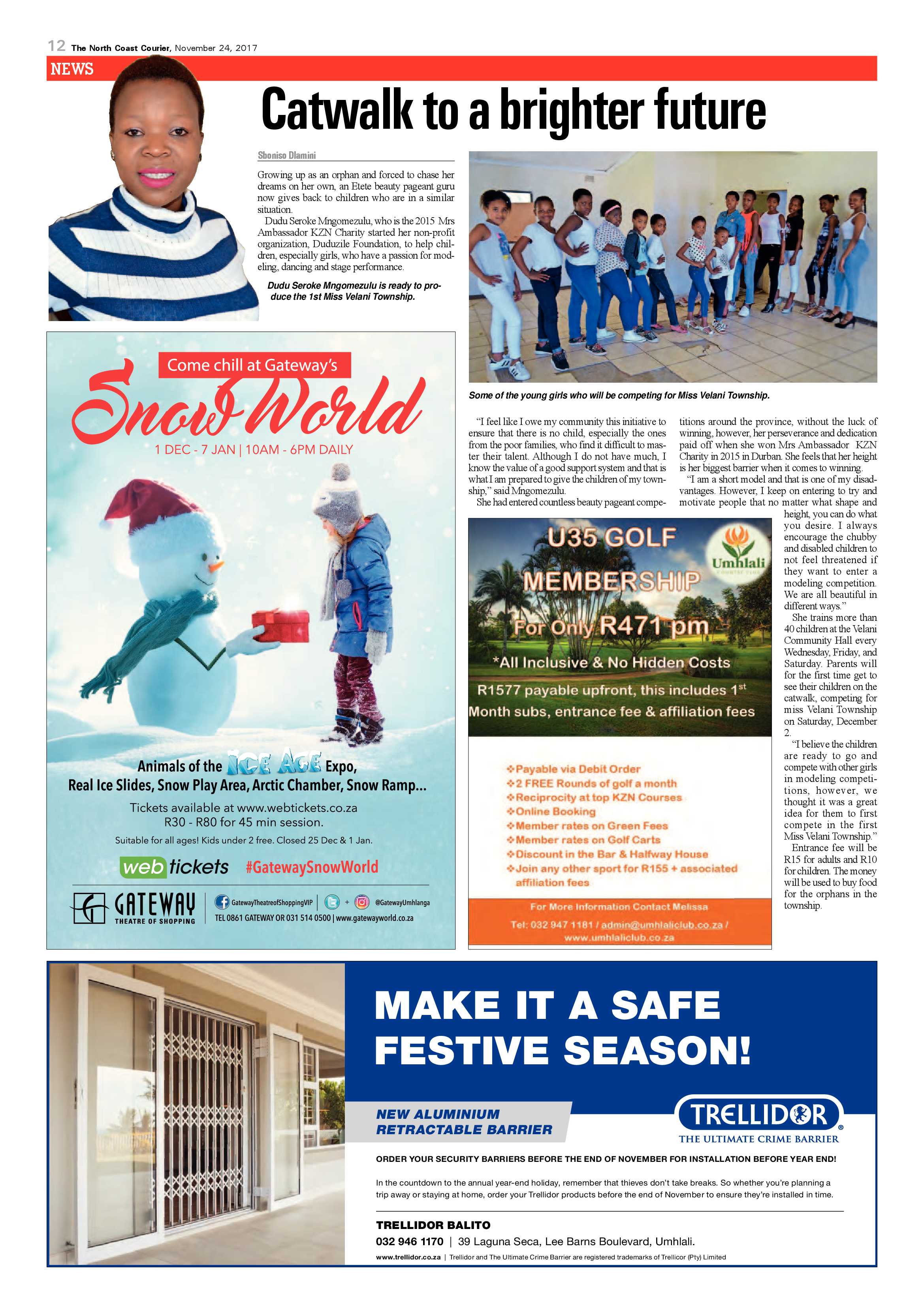 The North Coast Courier – 24 November 2017 page 12