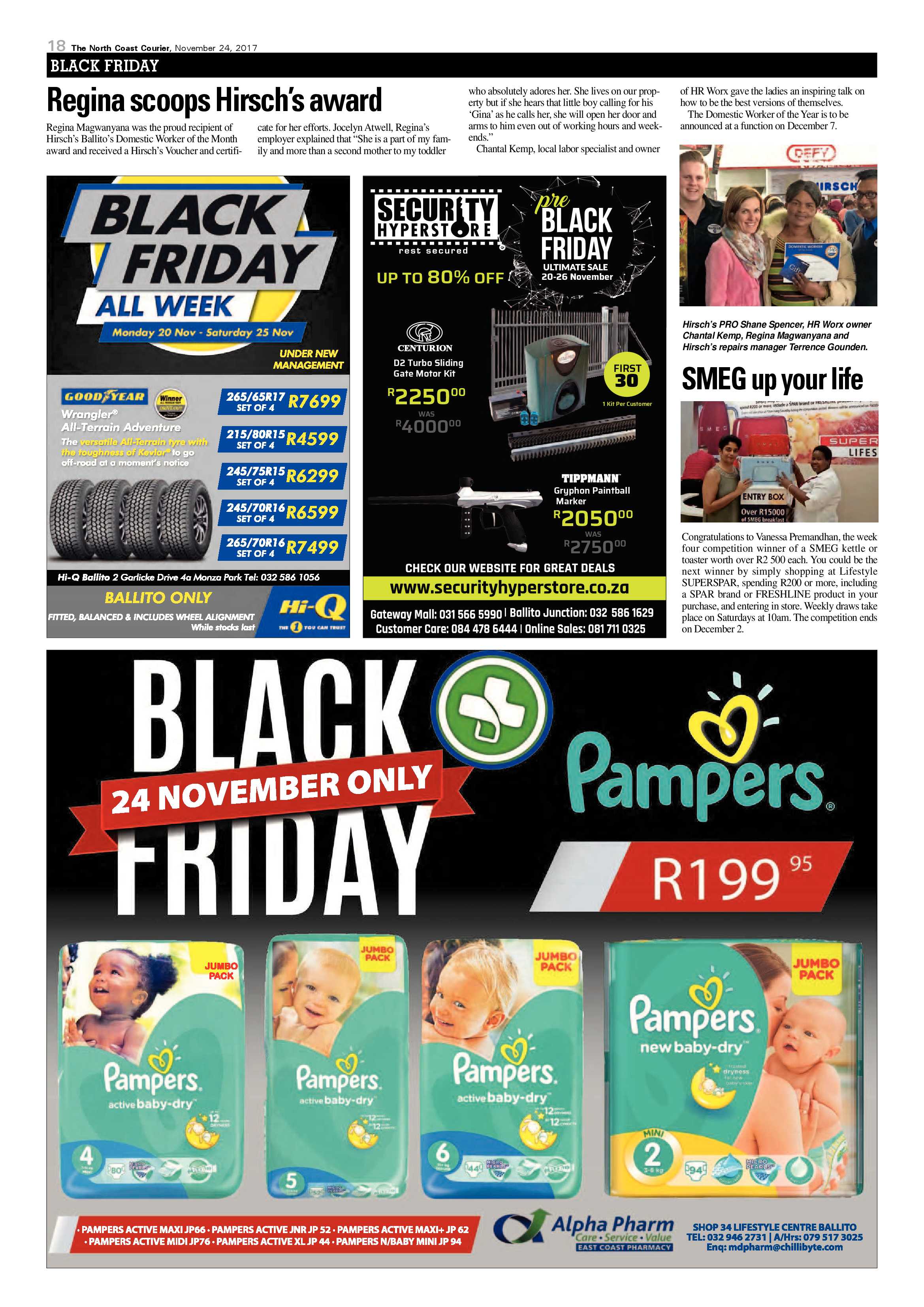 The North Coast Courier – 24 November 2017 page 18