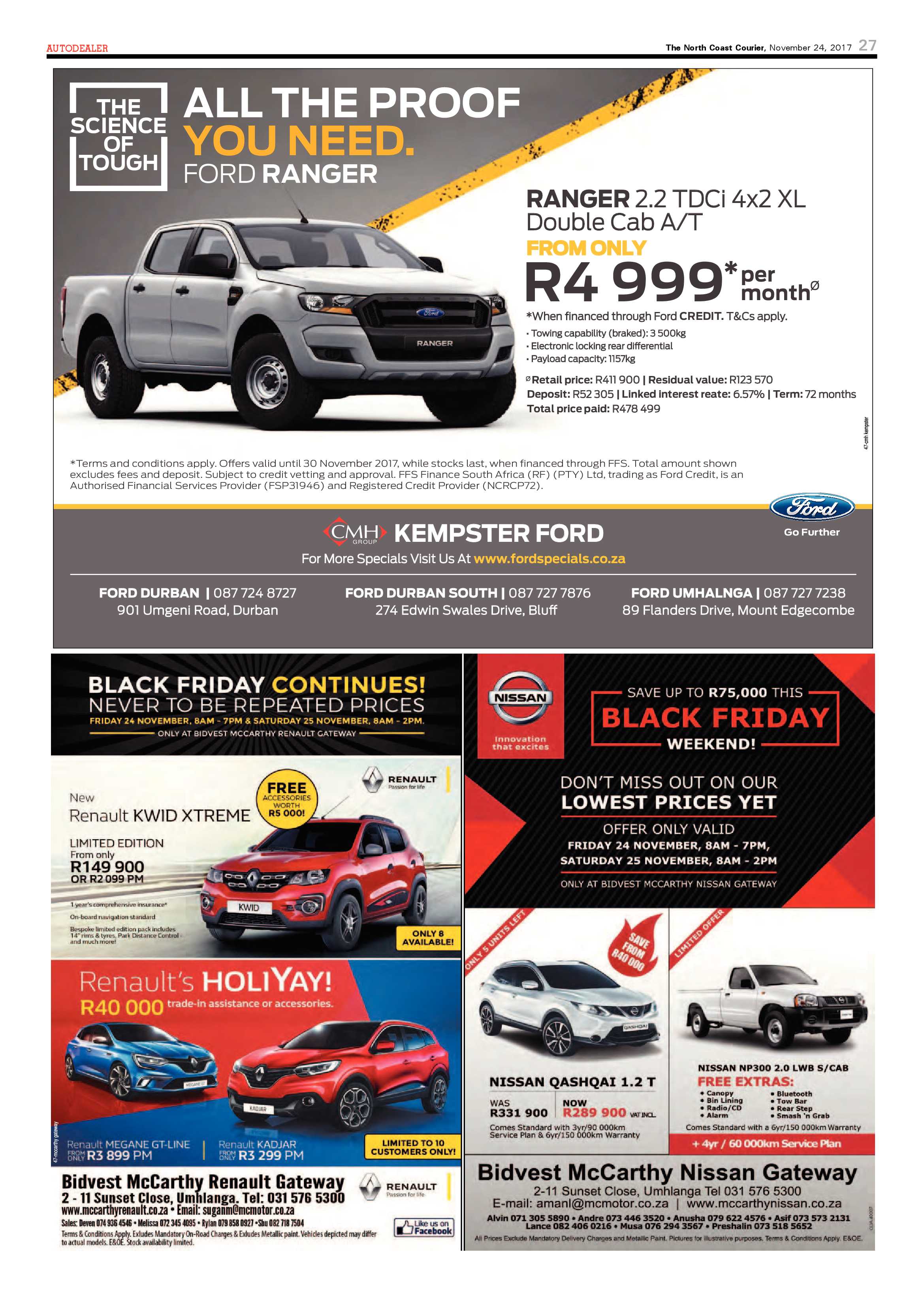 The North Coast Courier – 24 November 2017 page 27